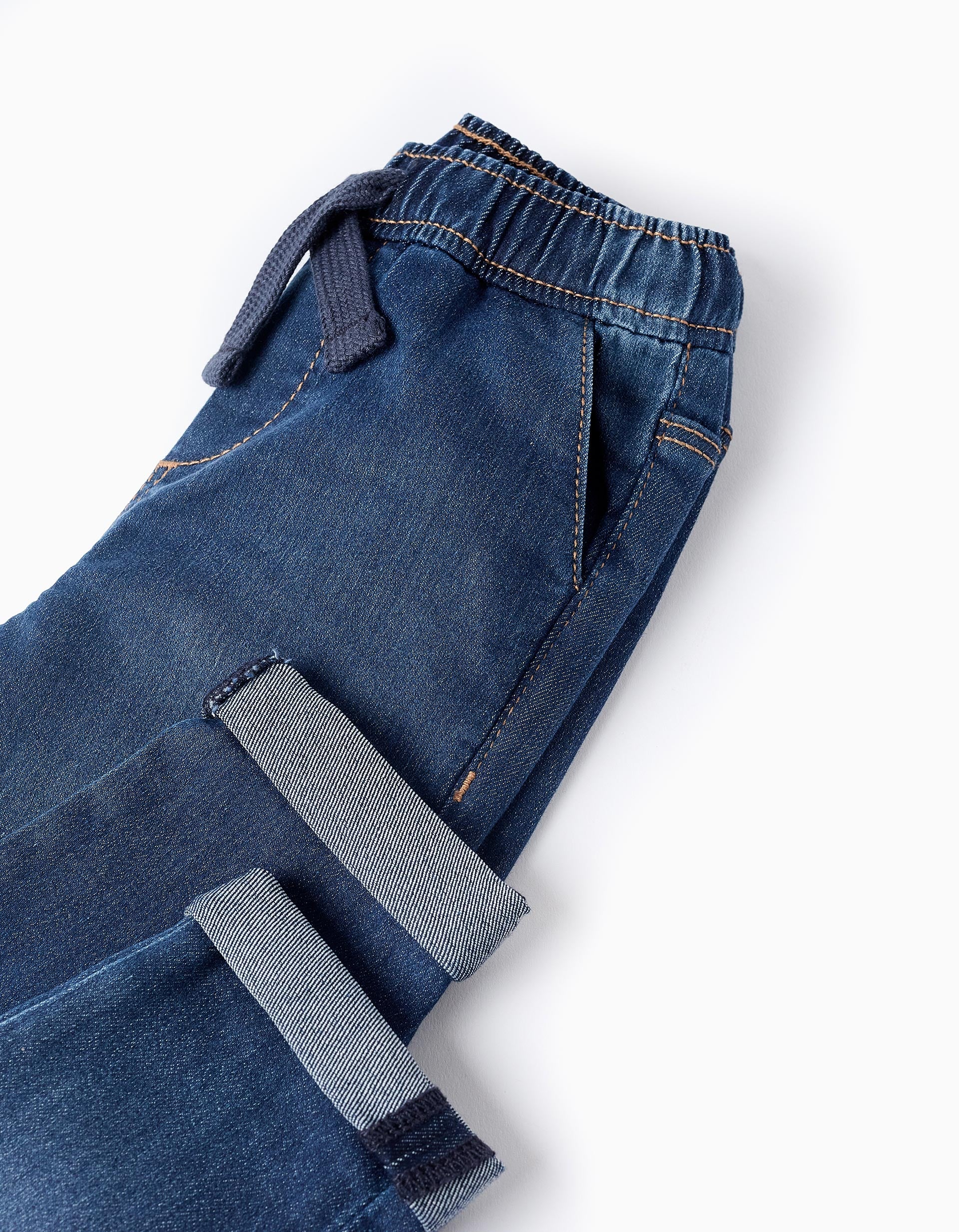 Pantalon  en Jean pour Bébé Garçon, Bleu Foncé