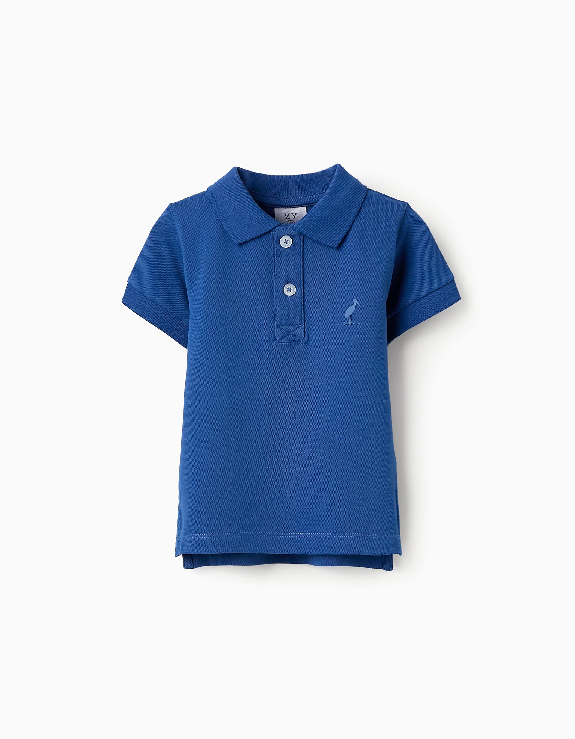 Polo de Algodón para Bebé Niño, Azul