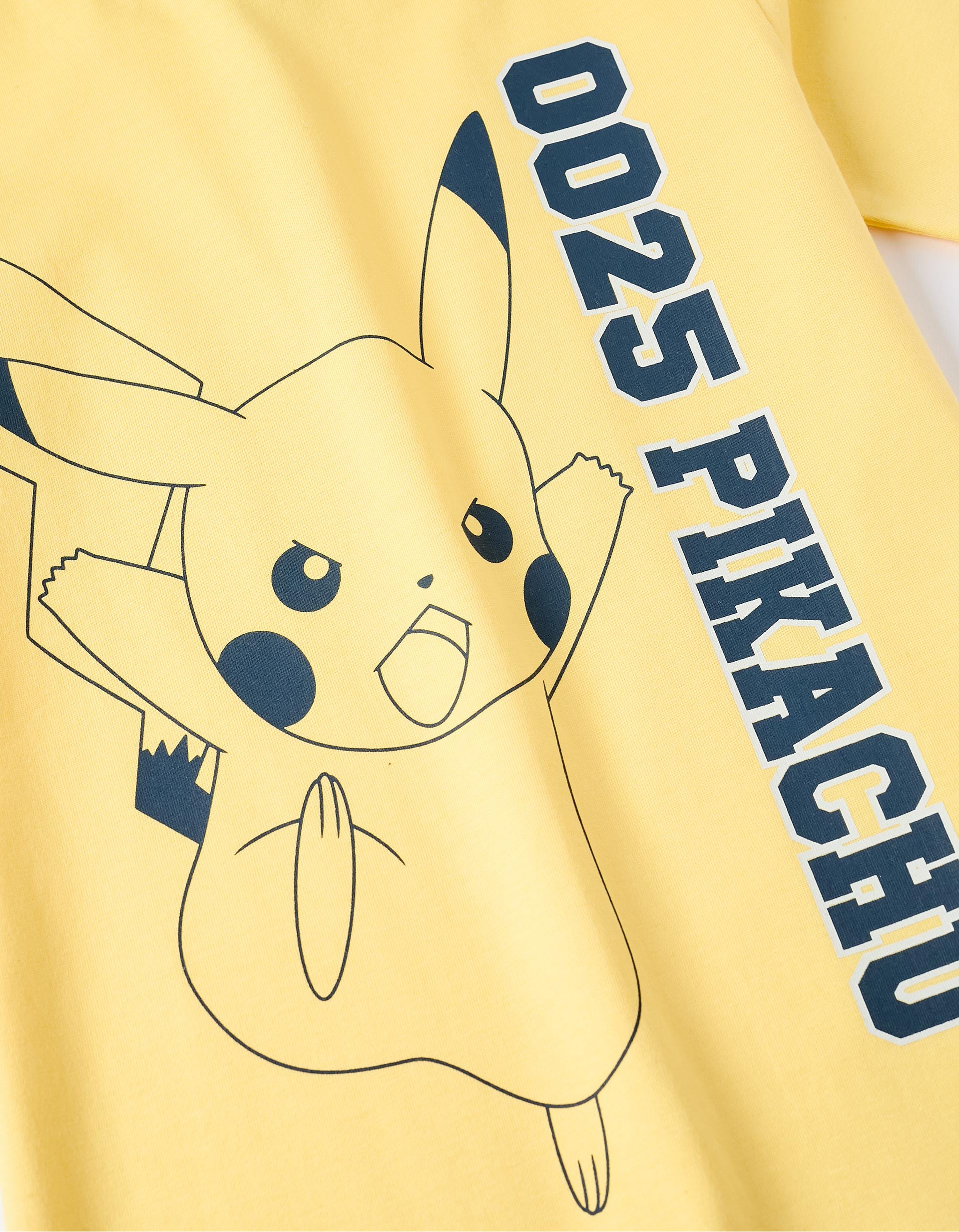 Camiseta de Algodón para Niño 'Pikachu', Amarillo