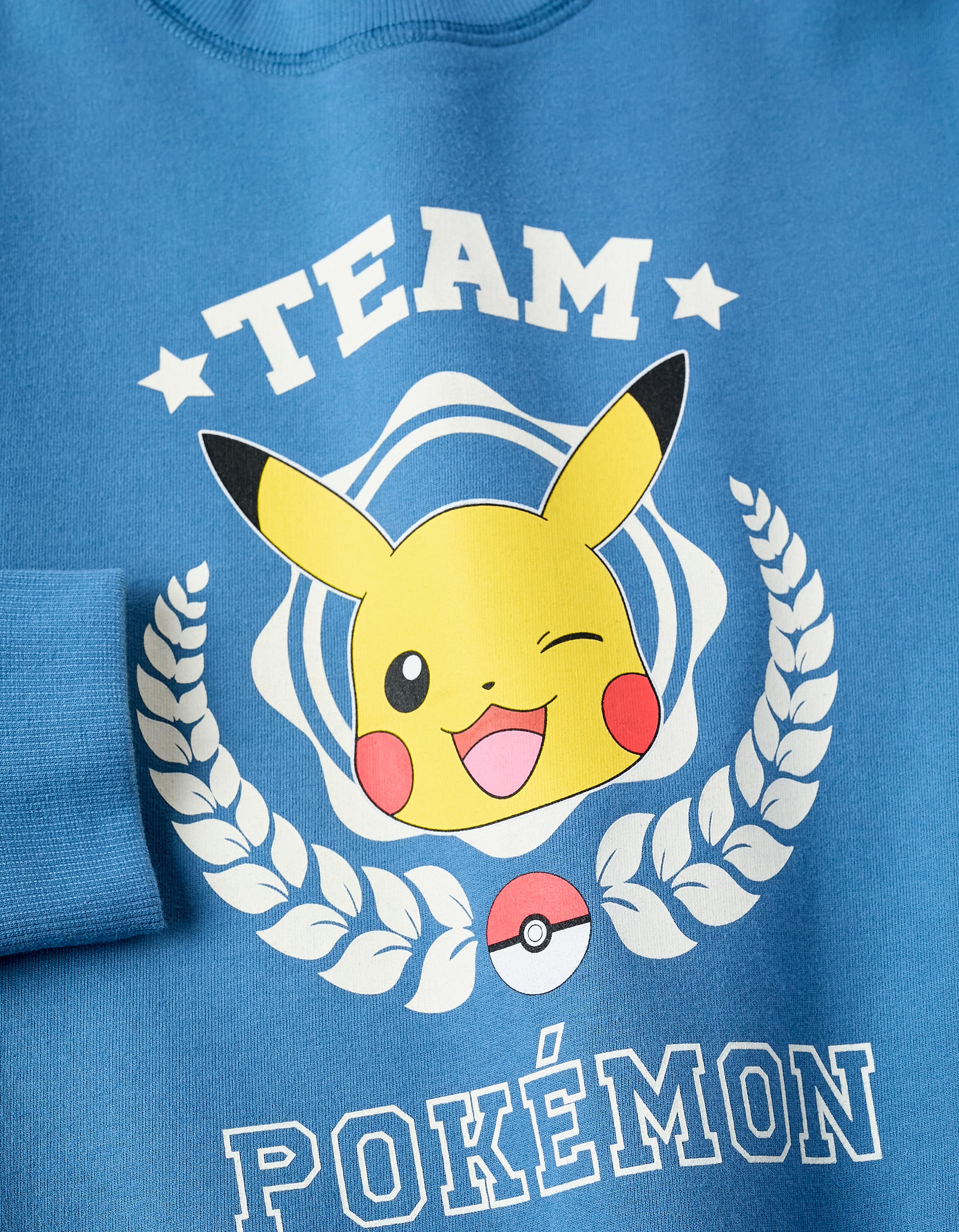 Sudadera de Algodón para Niño 'Team Pokémon', Azul