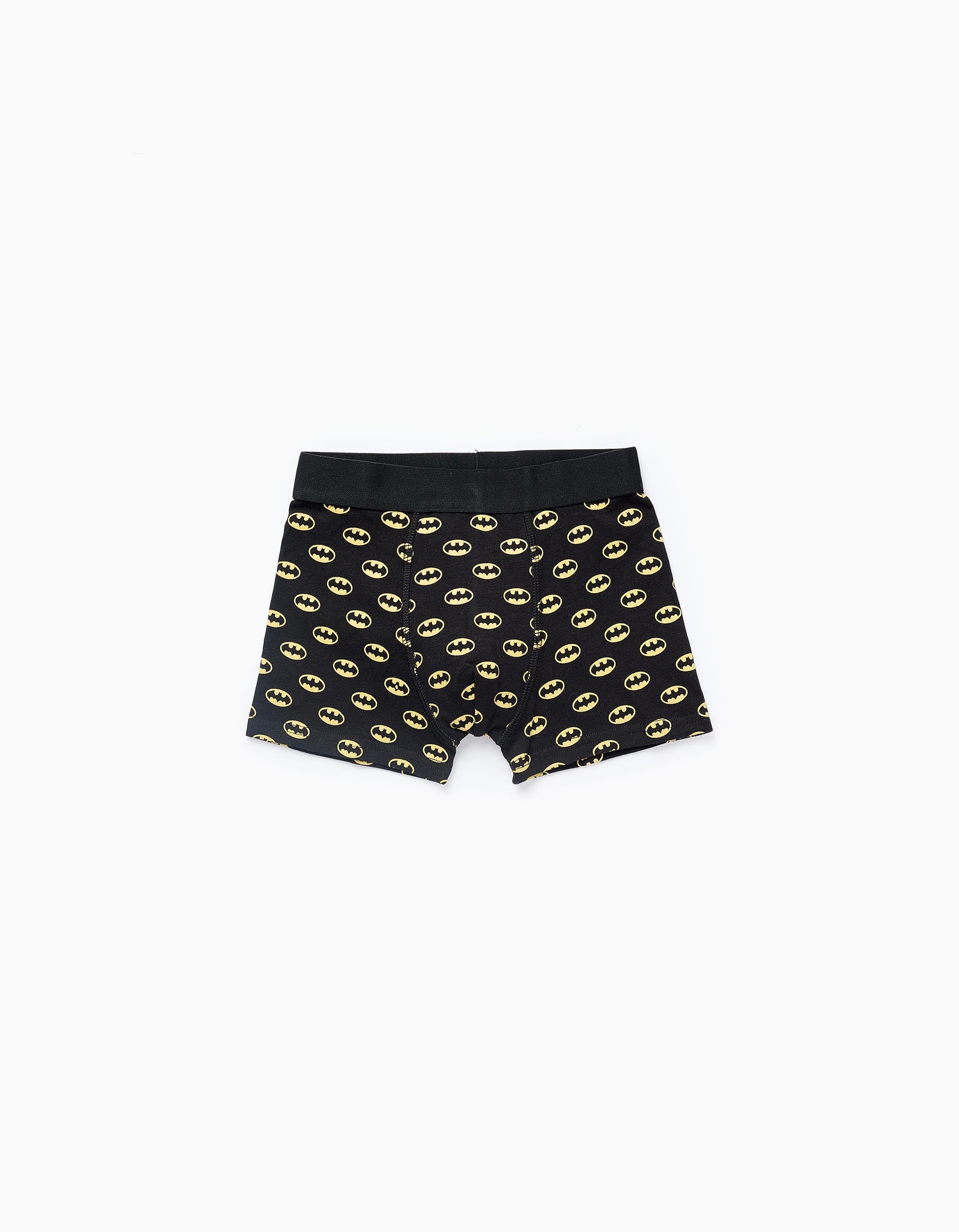 Pack 4 Calzoncillos Boxers para Niño 'Batman', Gris/Negro