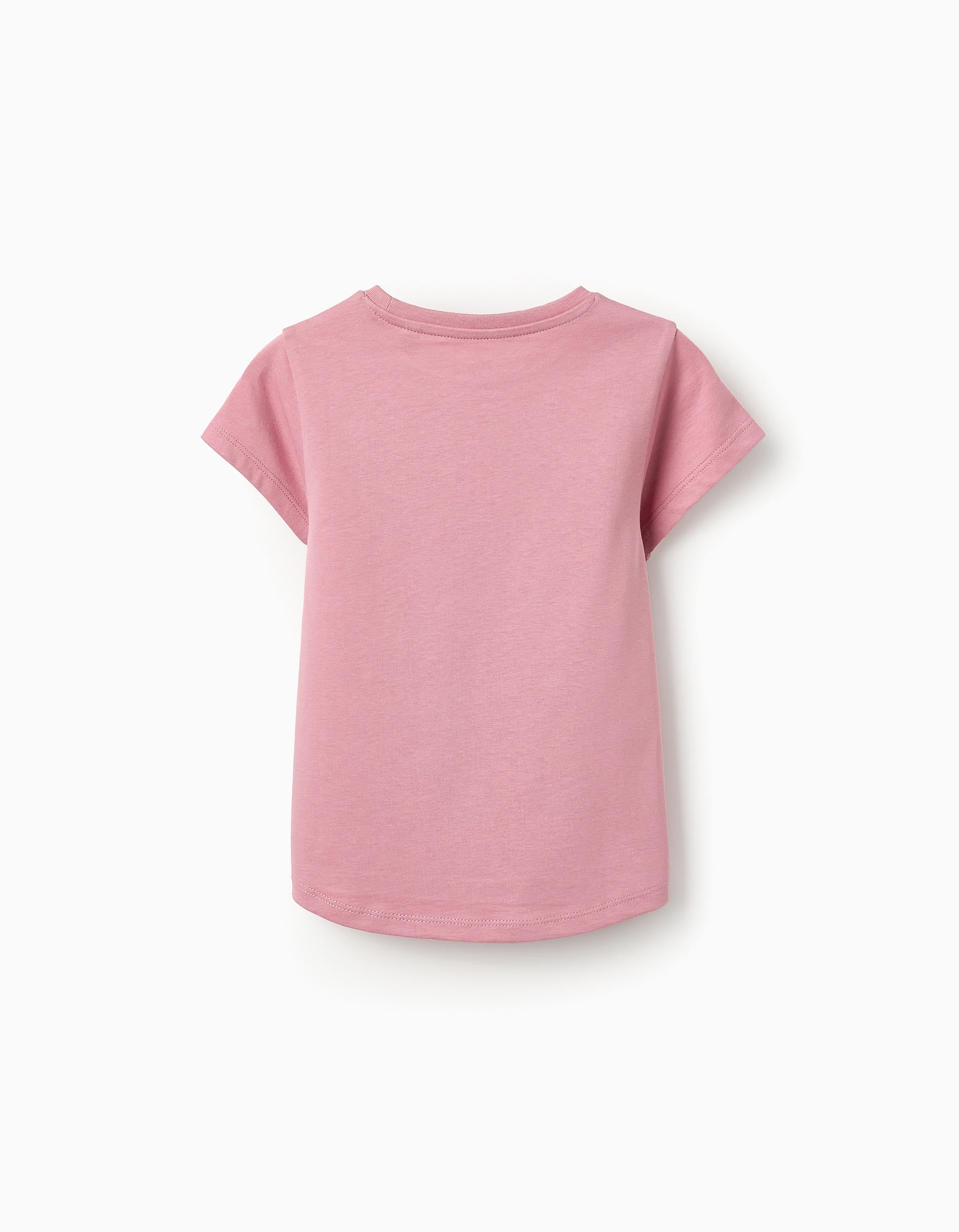 T-shirt de Coton pour Fille 'Big Apple', Rose