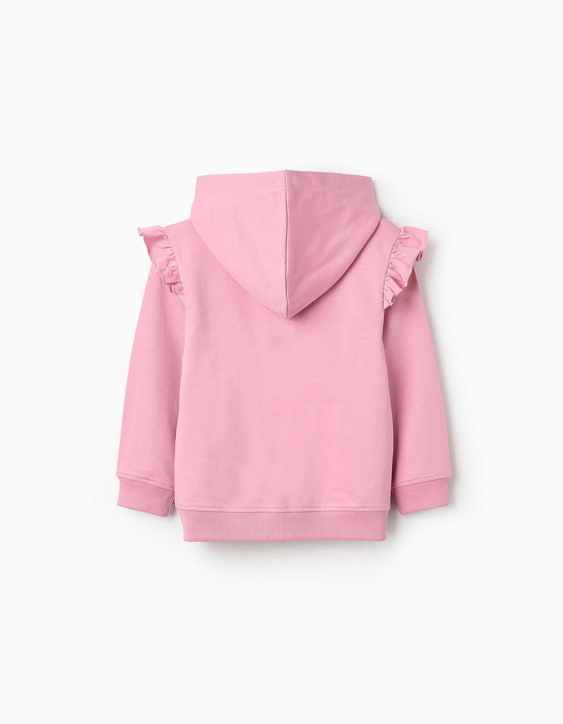 Hooded Jacket with Ruffles for Girls 'Snow White', Pink