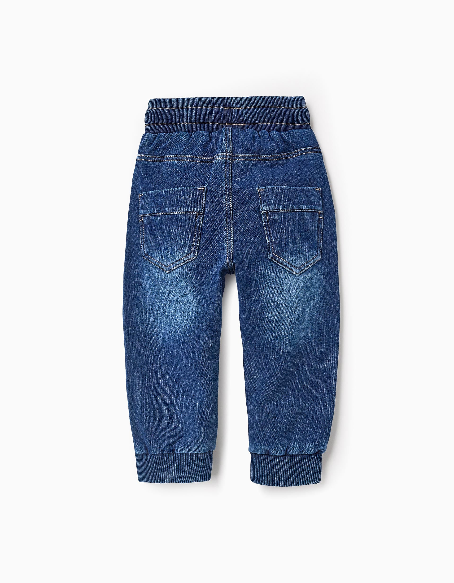 Pantalon de Jogging en Jean pour Bébé Garçon, Bleu