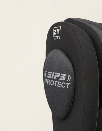 Cadeira Auto I-Size ZY Safe Premium com Isofix (76-150), Preto/Cinza