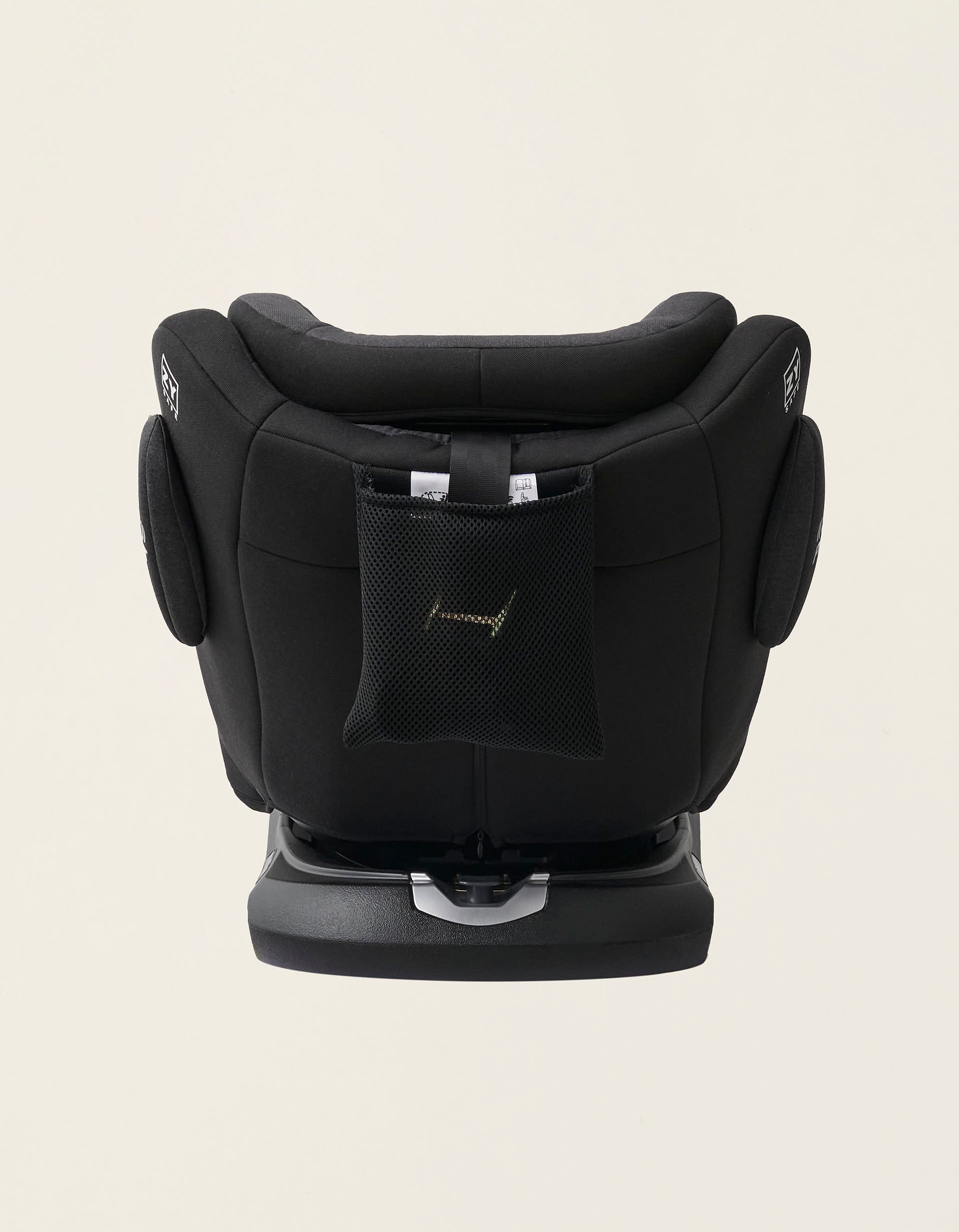 Silla de Coche I-Size ZY Safe Premium con Isofix (76-150), Negro/Gris