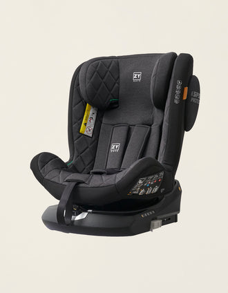 Cadeira Auto I-Size ZY Safe Premium com Isofix (76-150), Preto/Cinza