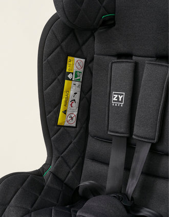 Cadeira Auto I-Size ZY Safe Premium com Isofix (76-150), Preto/Cinza
