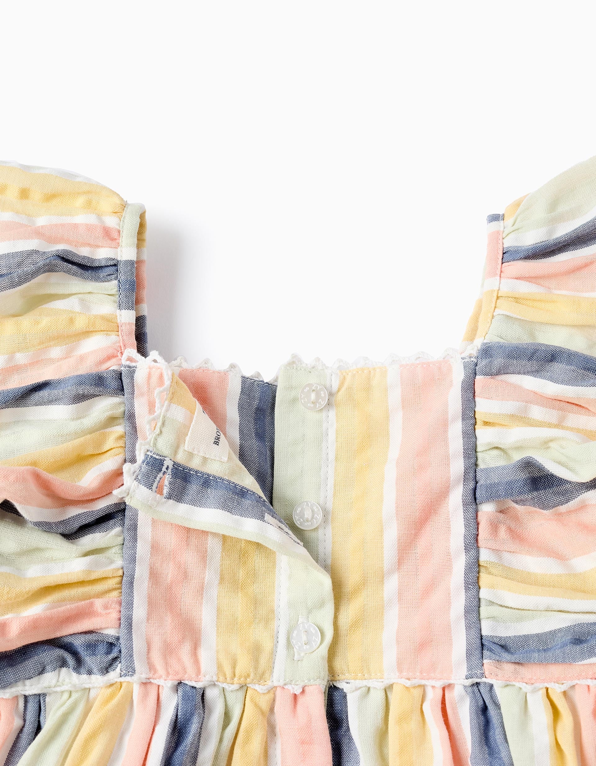 Robe + Bloomer à Rayures pour Bébé Fille 'B&S', Multicolore