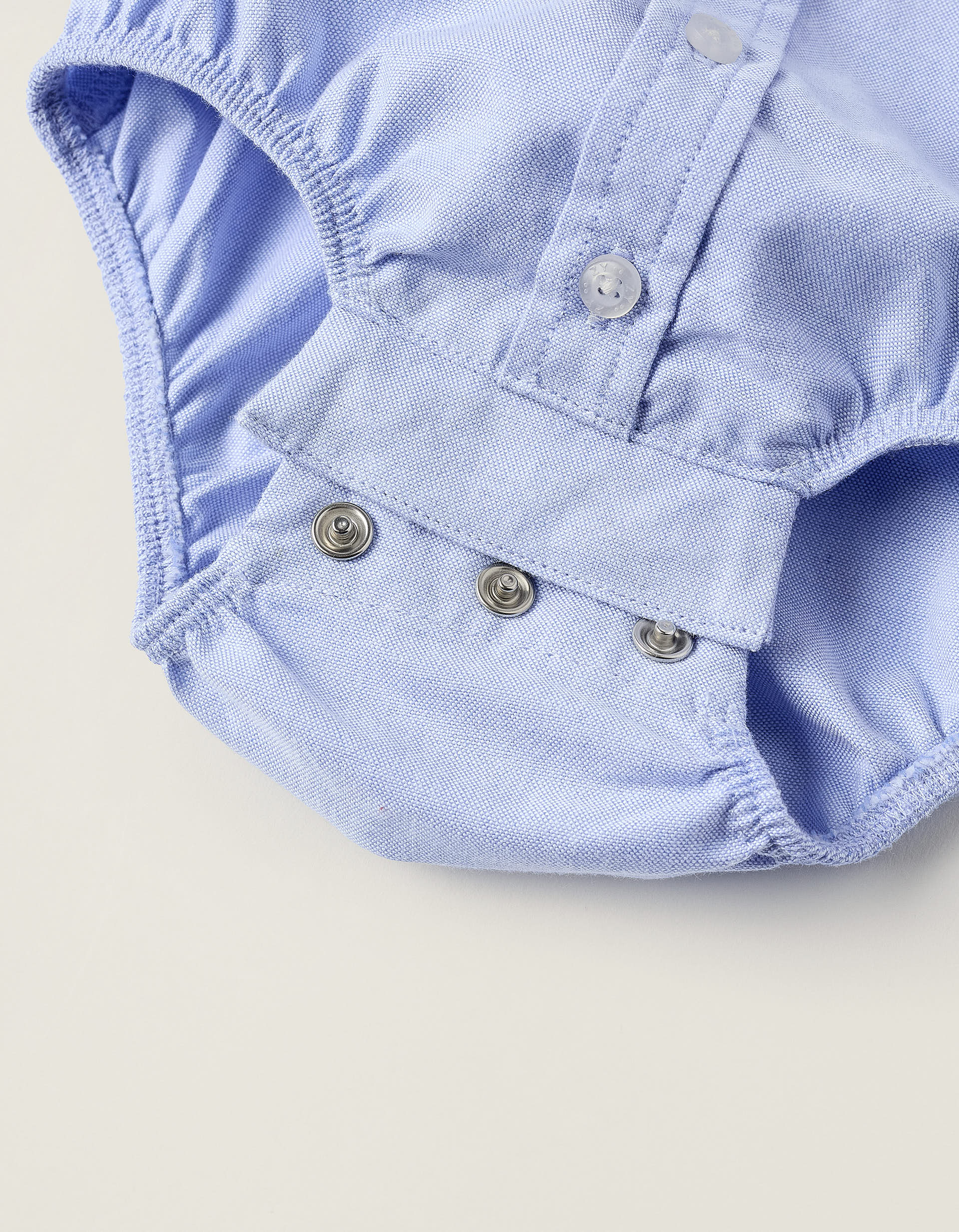 Newborns' Cotton Bodysuit, Blue