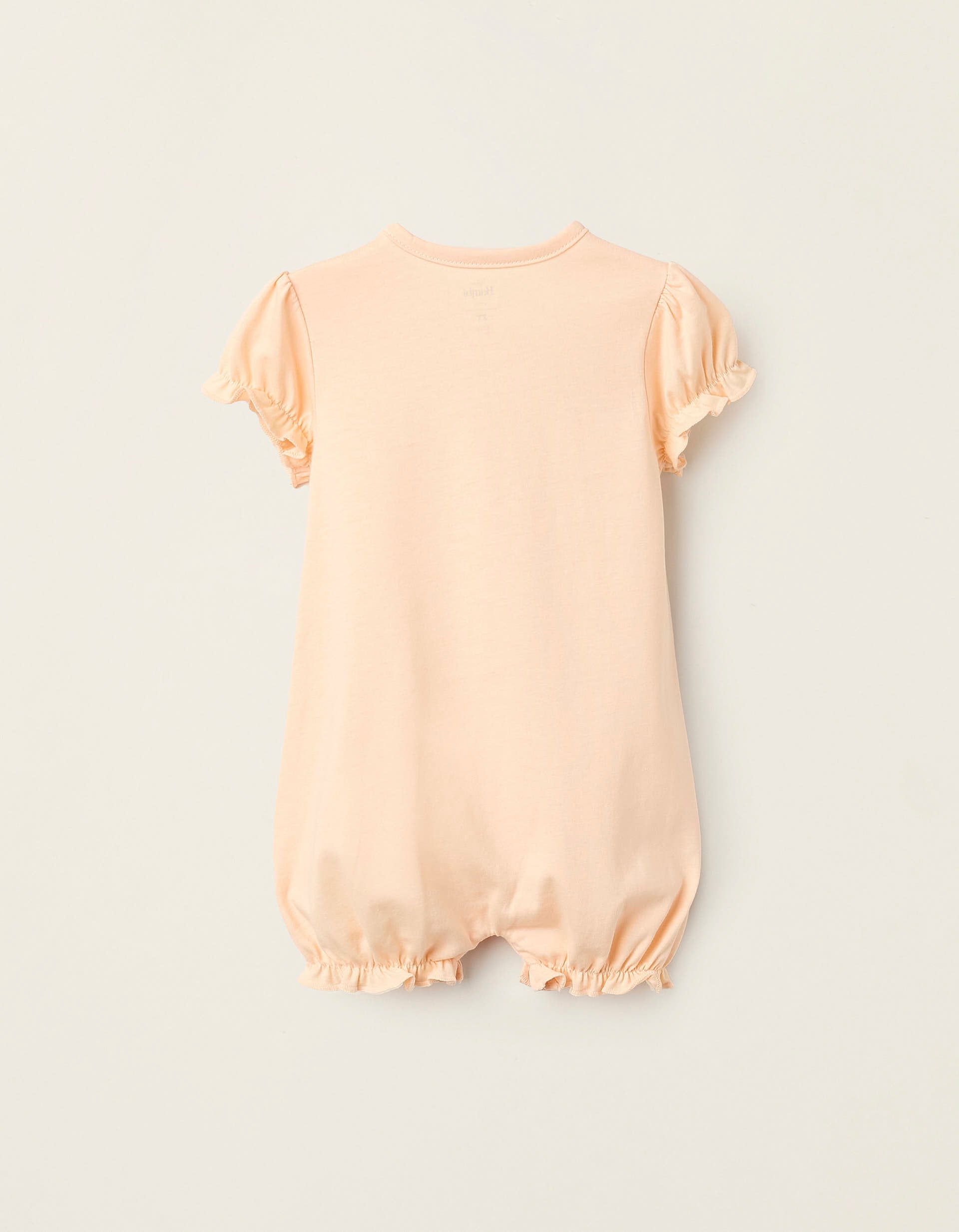 Pijama-Mono de Algodón para Bebé Niña 'Bambi', Coral