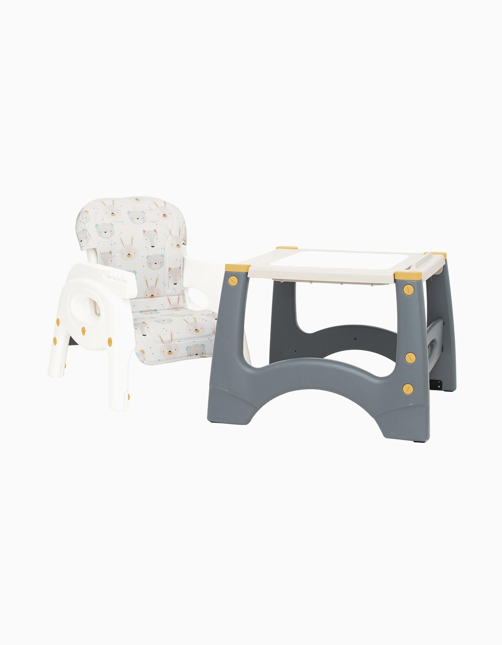 Olmitos 5-in-1 highchair, Animals