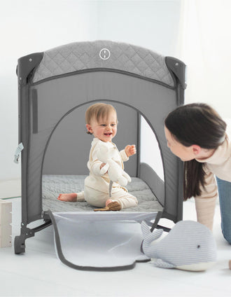 Olmitos Co-Sleep Travel Bed, Grey