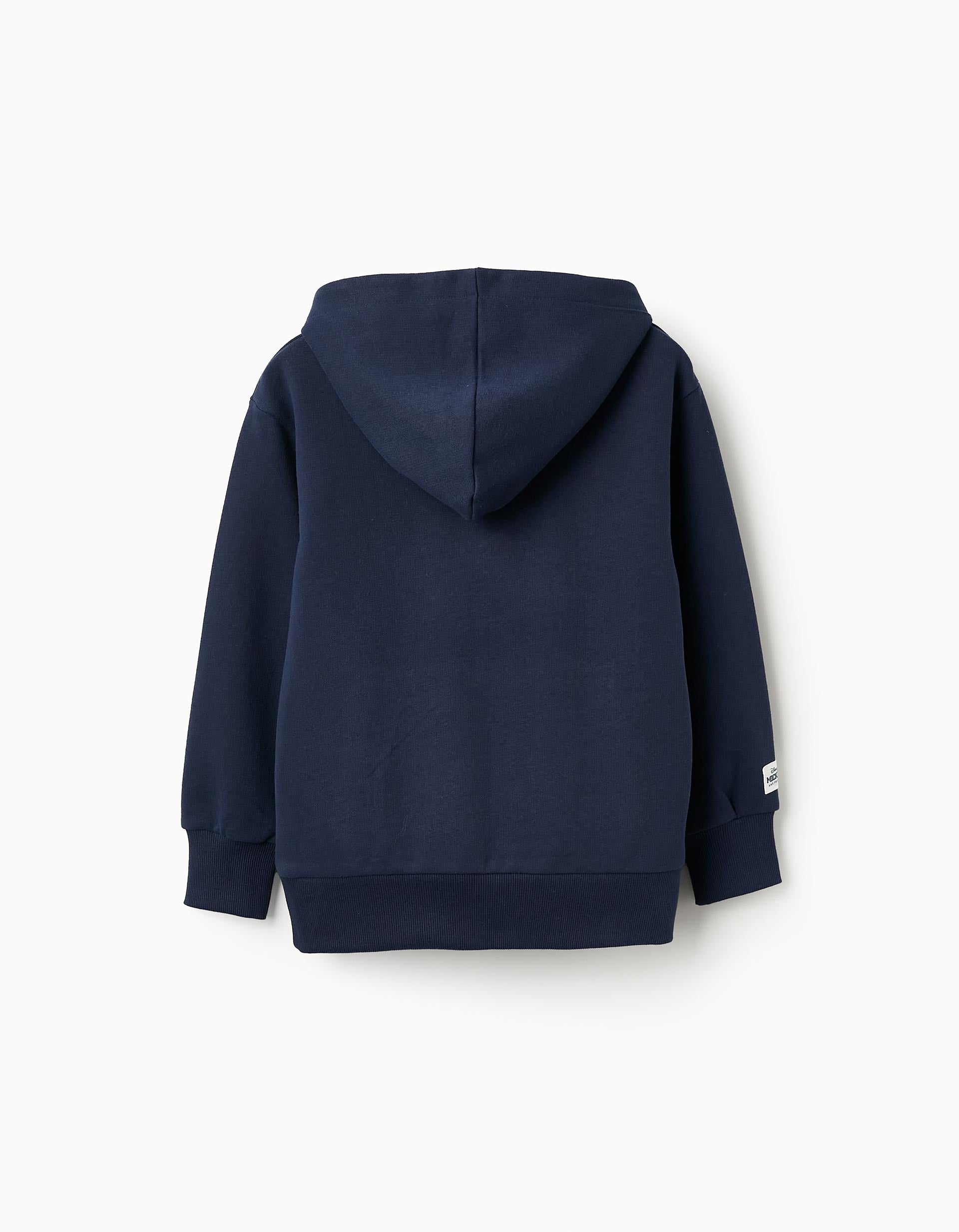 Sweat avec Capuche pour Garçon, Bleu Foncé