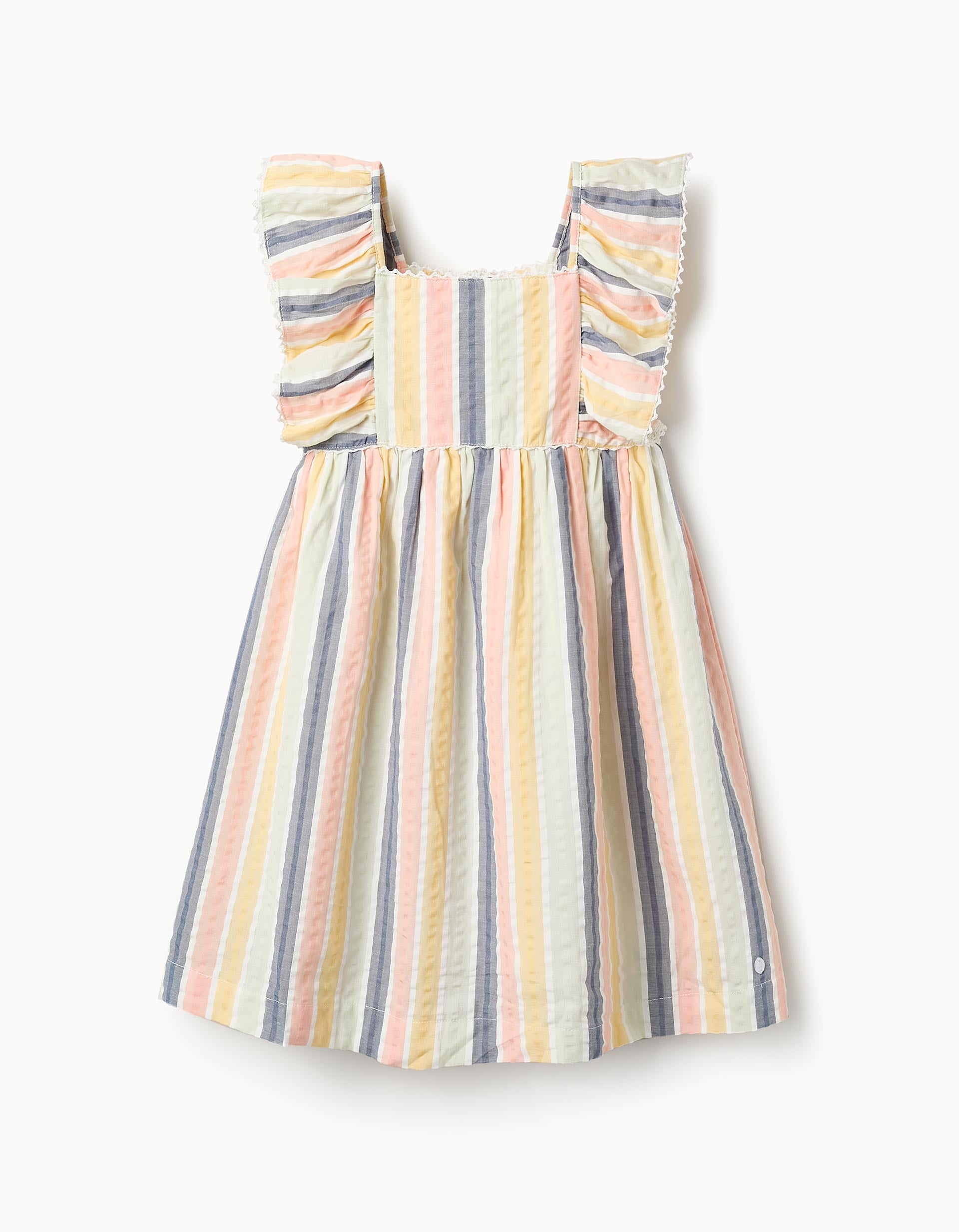 Robe à Rayures pour Fille 'B&S', Multicolore