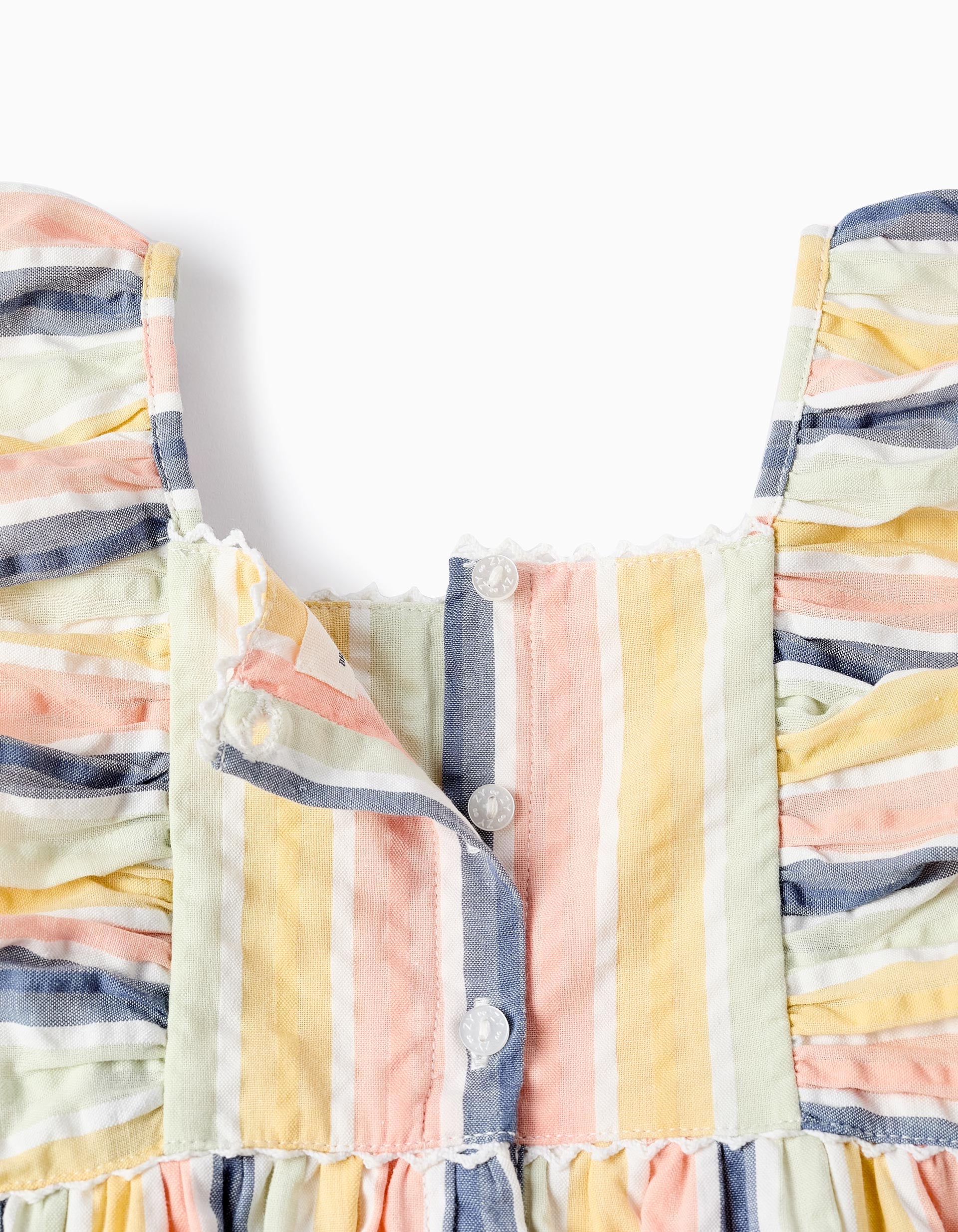 Striped Dress for Girls 'B&S', Multicolour