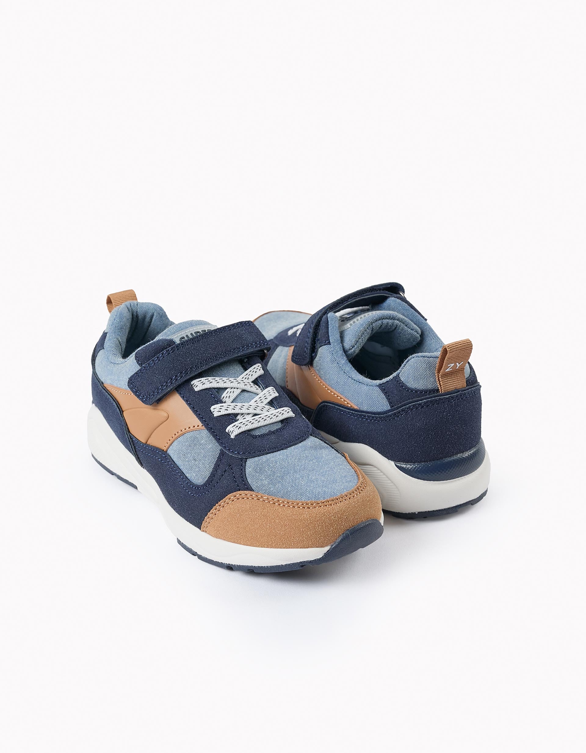 Trainers for Boys 'ZY Superlight', Camel/Blue