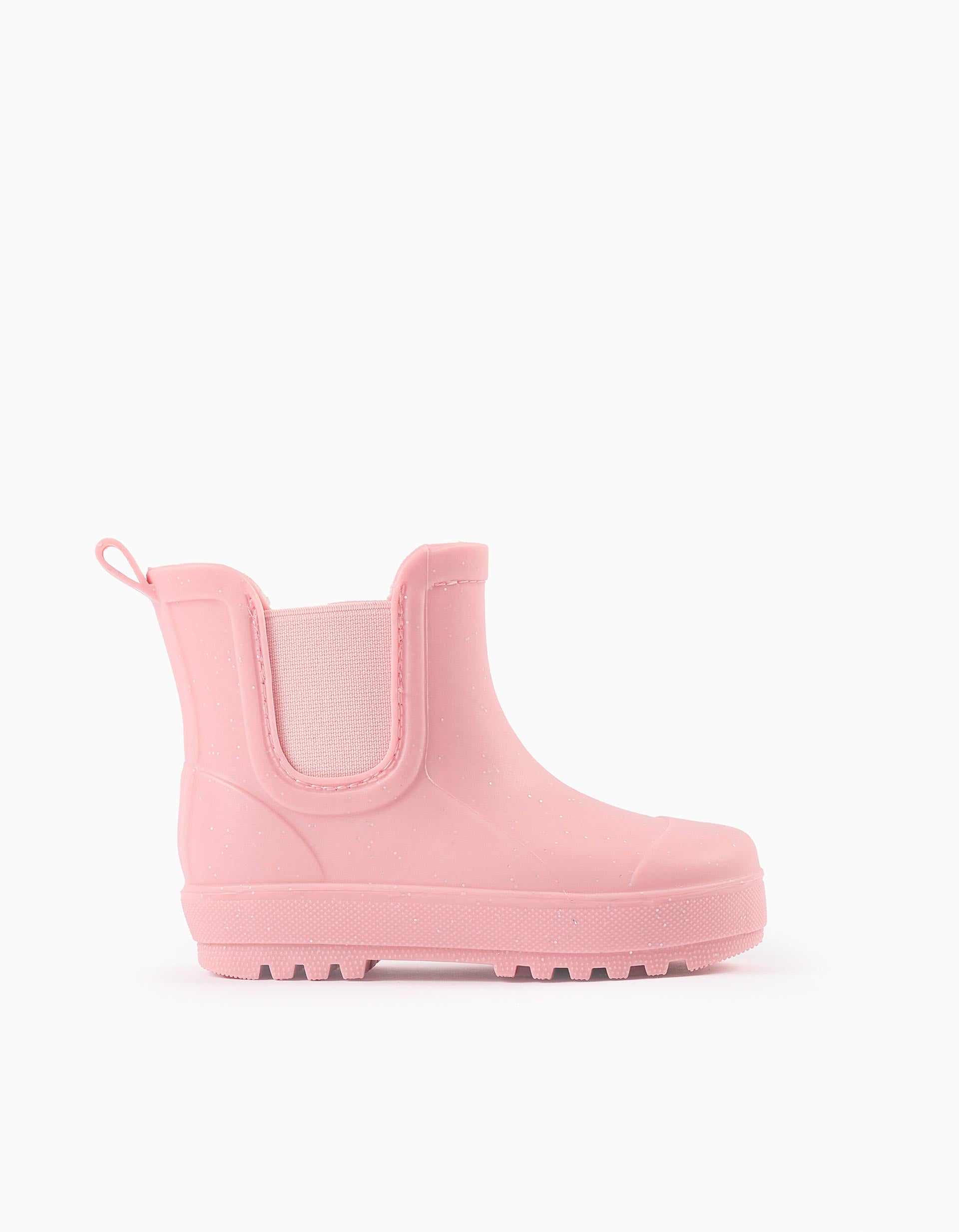 Bottes de Pluie Paillettées Doblure Sherpa pour Bébé Fille, Rose