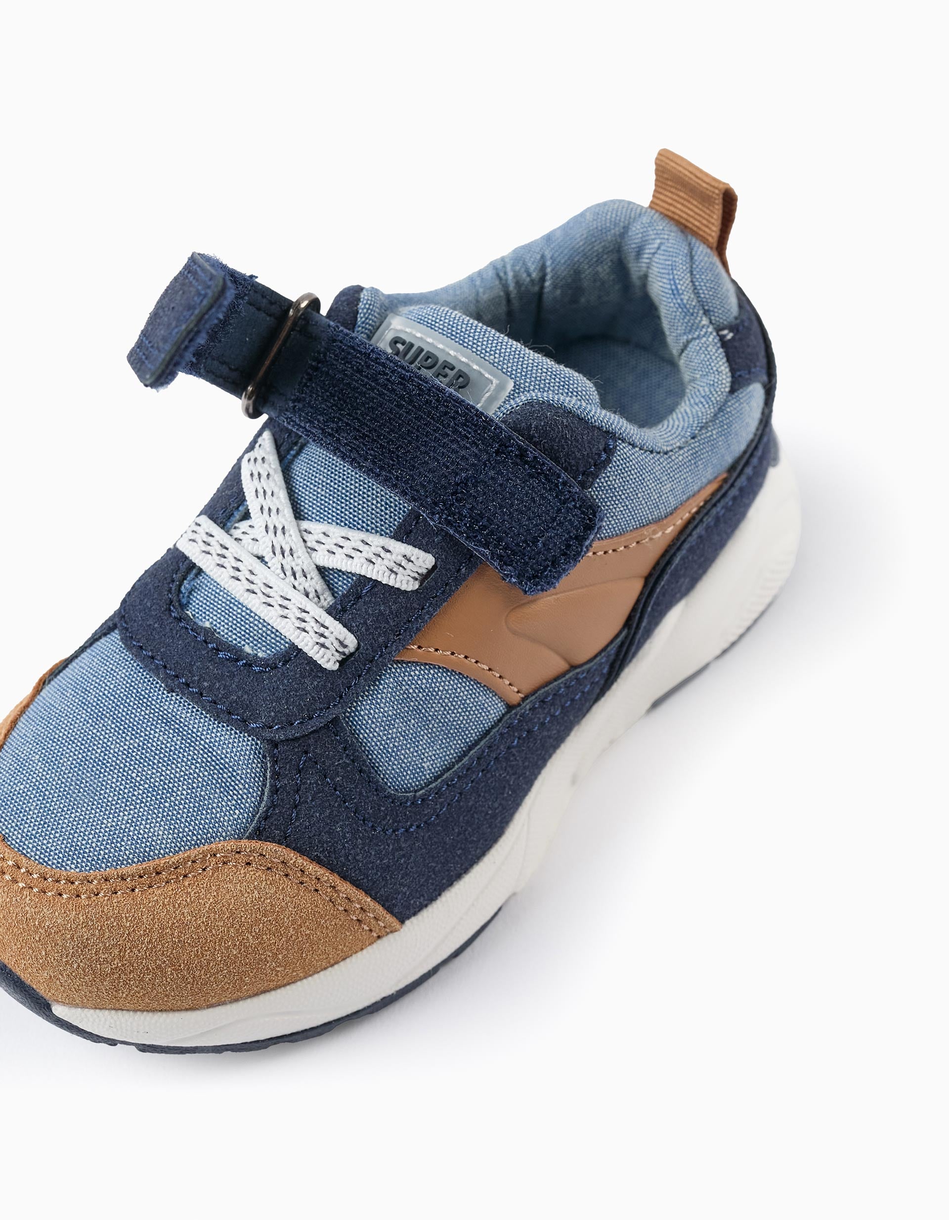 Sapatilhas para Bebé Menino 'ZY Superlight', Camel/Azul