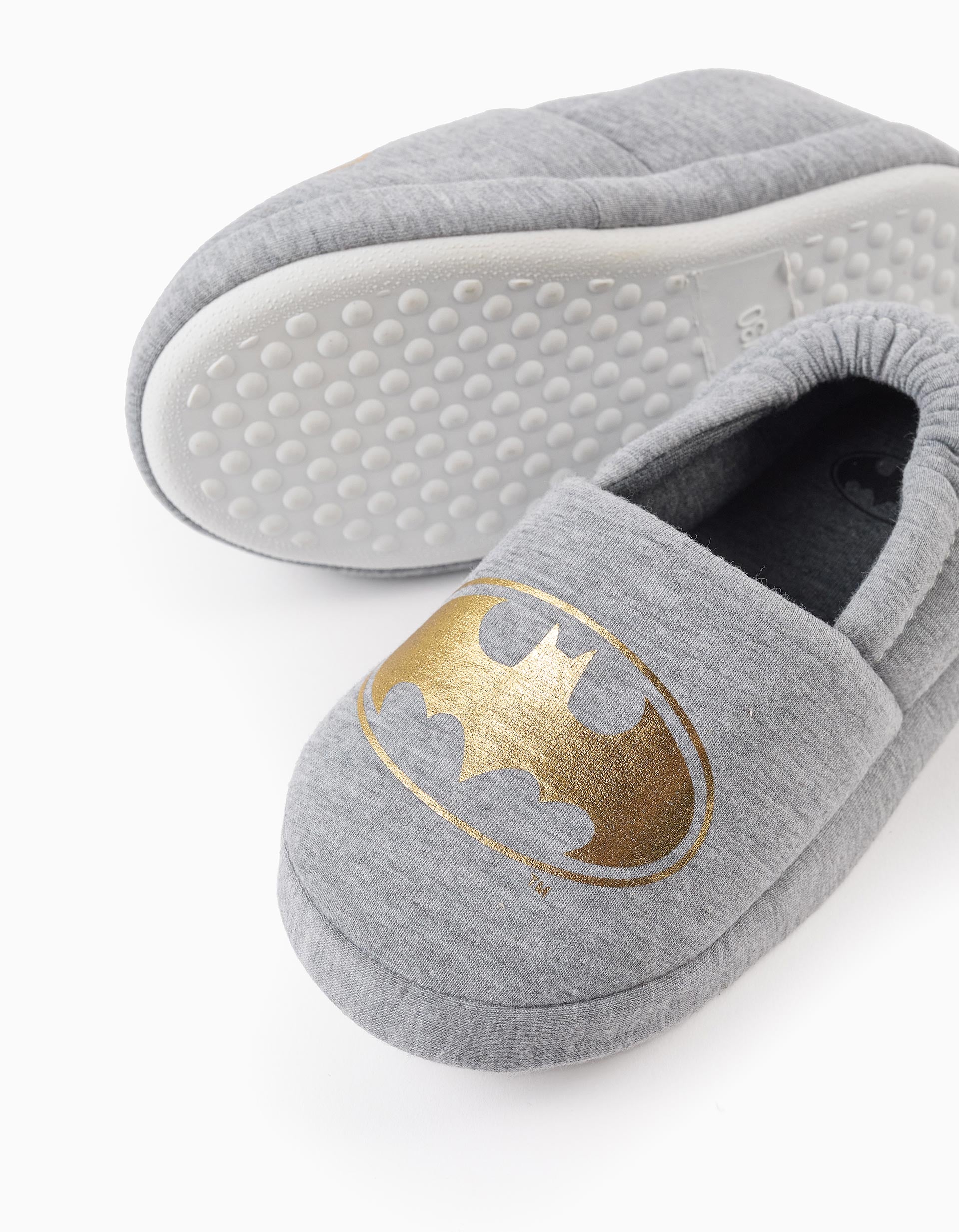 Slippers in Jersey for Boys 'Batman', Grey