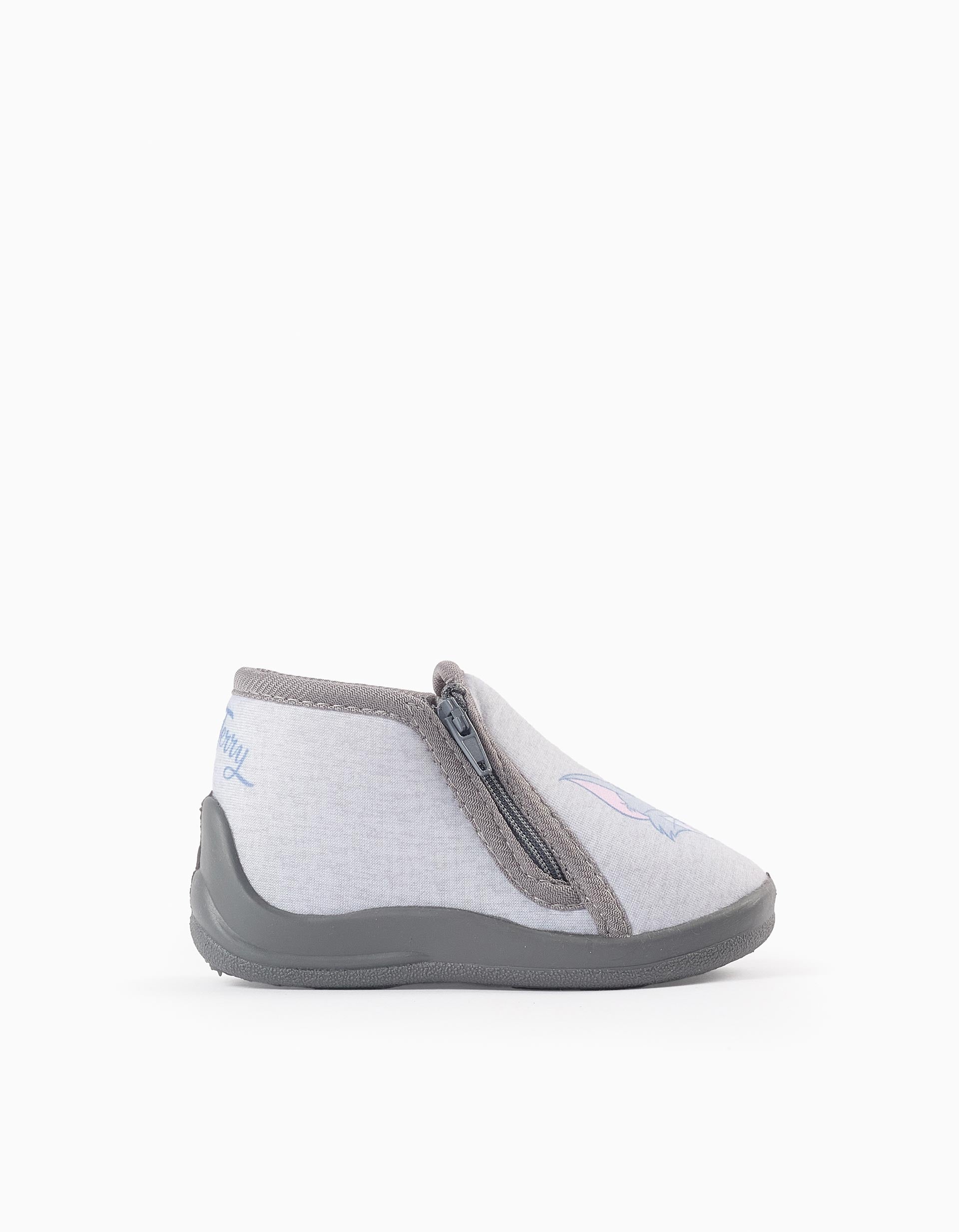 Chaussons pour Bébé Garçon 'Tom & Jerry', Gris