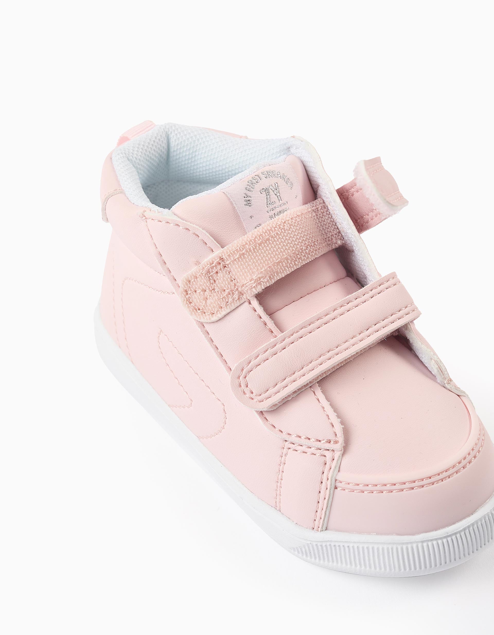 Zapatillas de Caña Alta para Bebé Niña 'My First Sneakers 96', Rosa