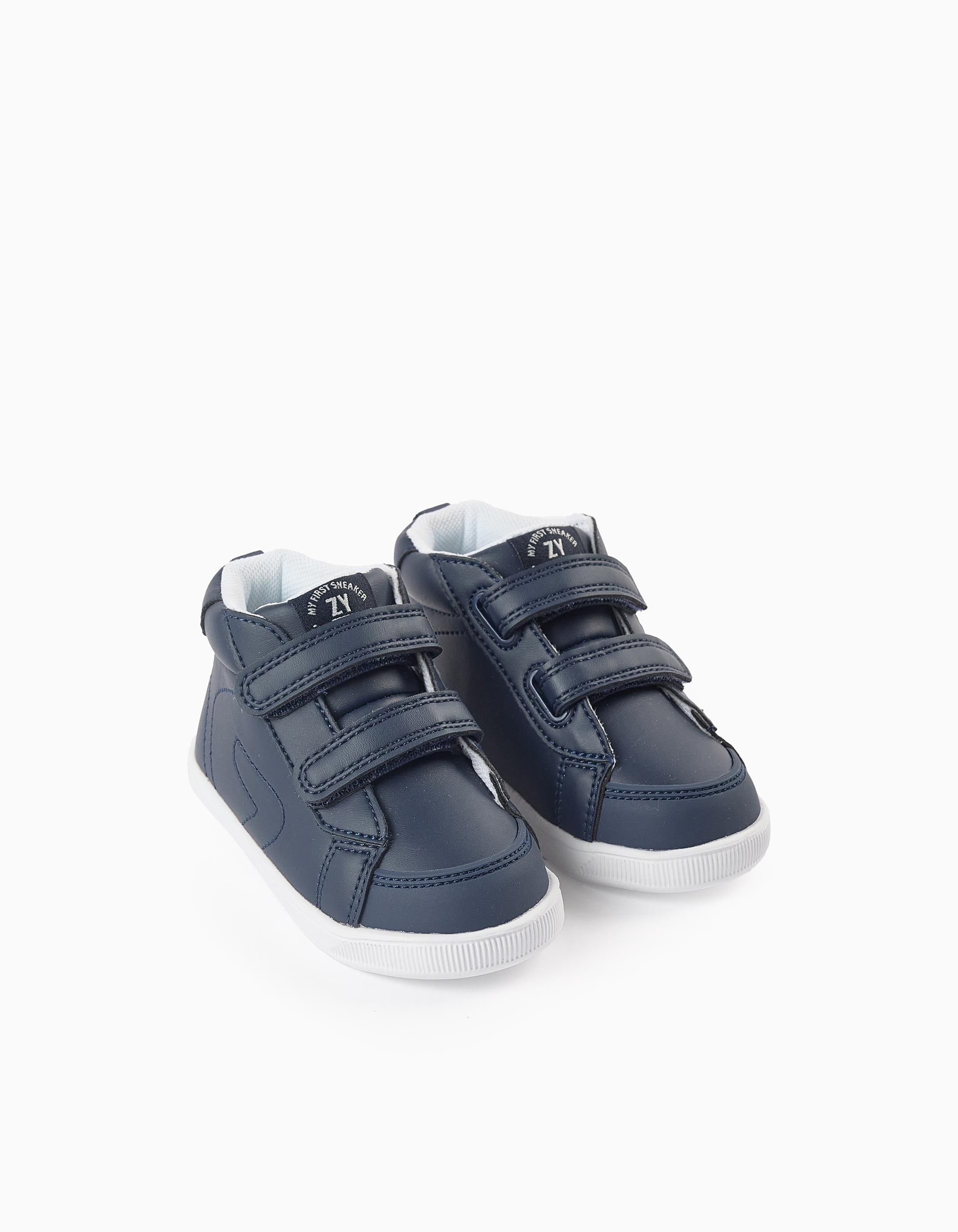 Sapatilhas de Cano Alto para Bebé Menino 'My First Sneakers 96', Azul Escuro