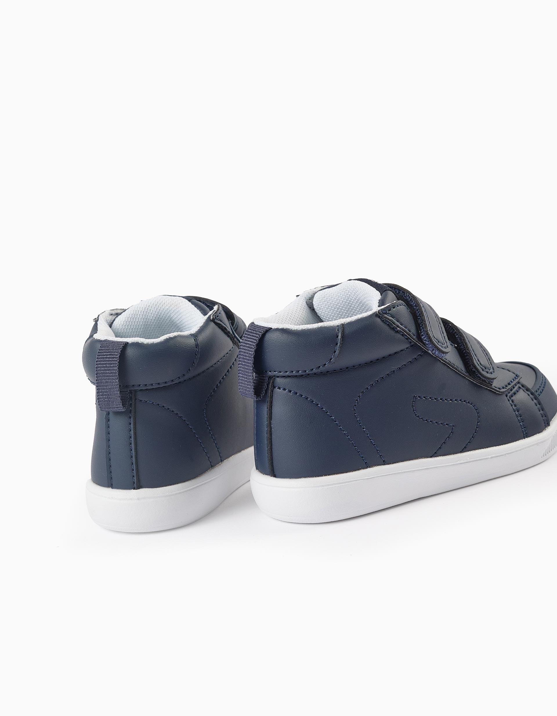 Sapatilhas de Cano Alto para Bebé Menino 'My First Sneakers 96', Azul Escuro