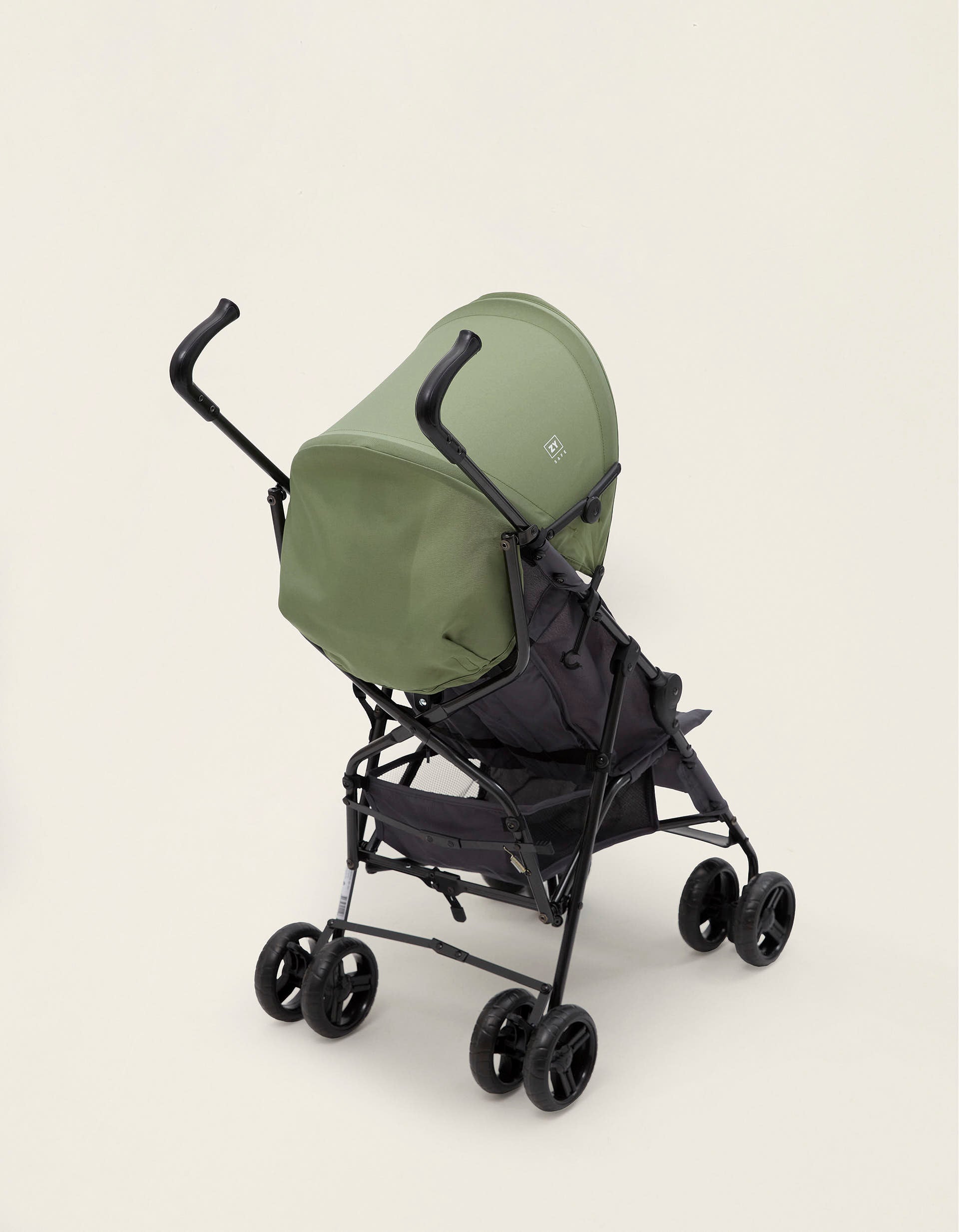 Silla de Paseo Plegable ZY Safe Road Plus, Gris/Verde