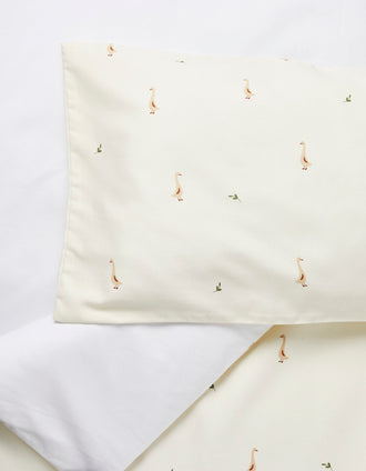Edredão com Capa, Enchimento E Fronha Gloop! para Cama 60X120Cm, Farm