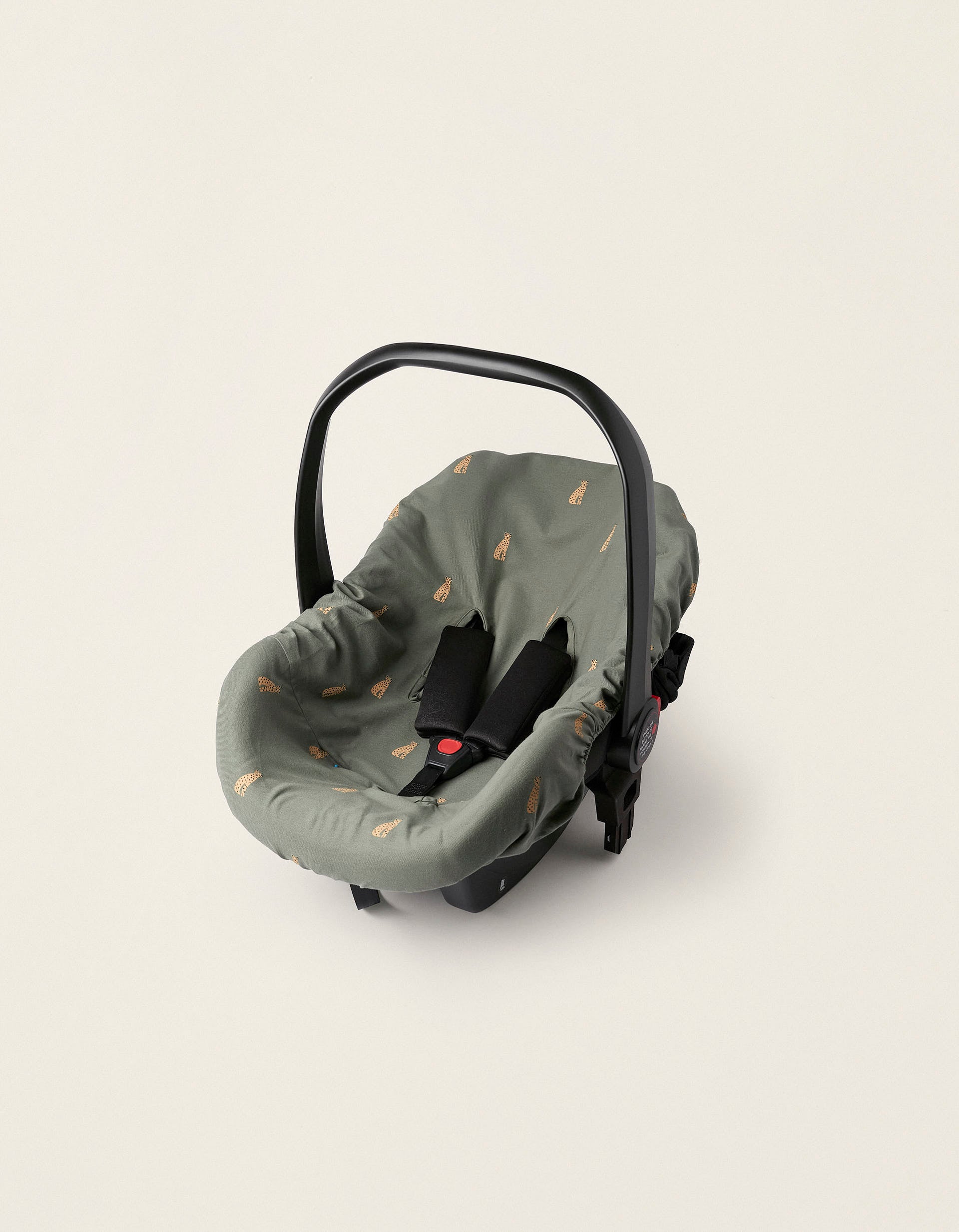 Gr0 Car Seat Cover Gloop! Organic Cotton, Savanna