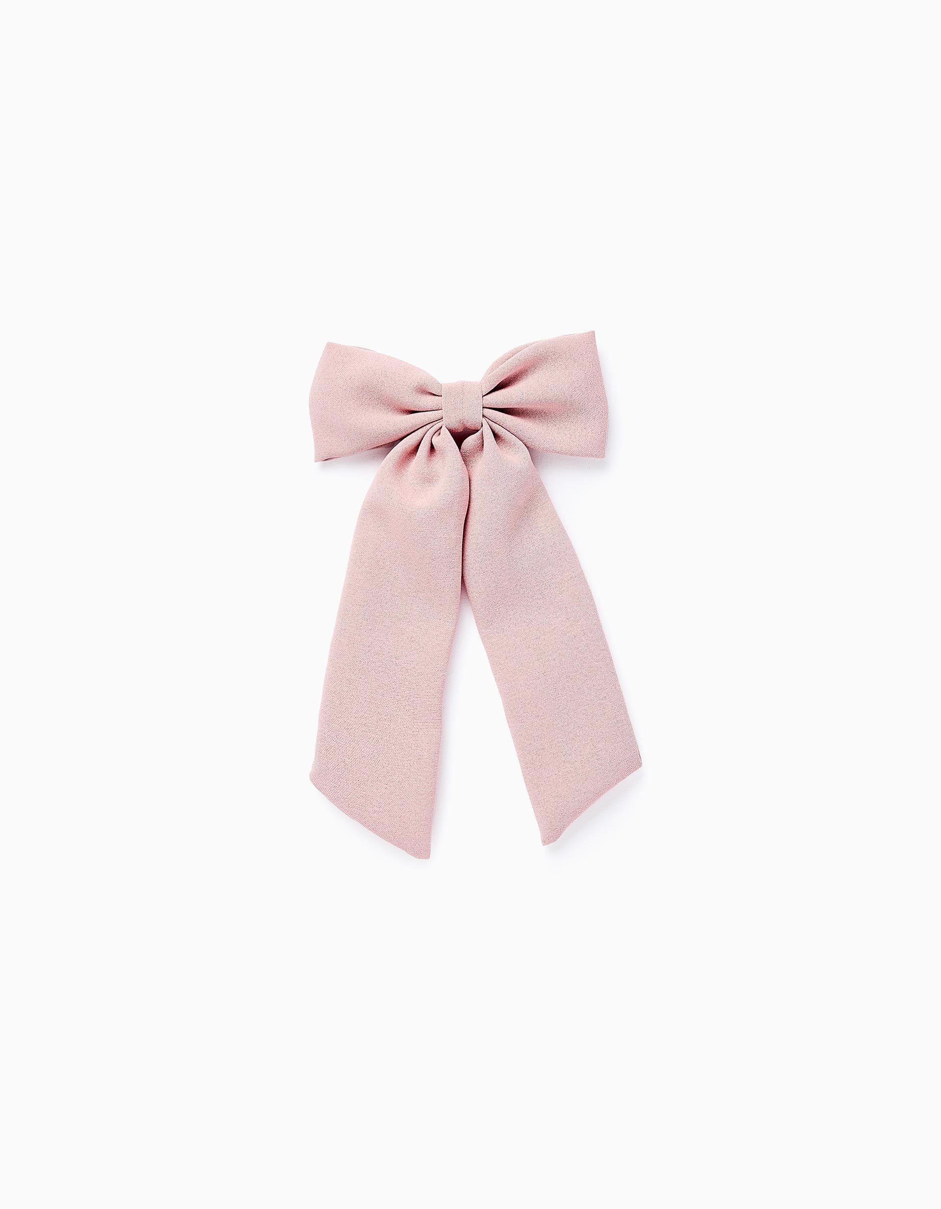 Barrette à Cheveux avec Nœud en Tissu pour Bébé et Fille, Rose