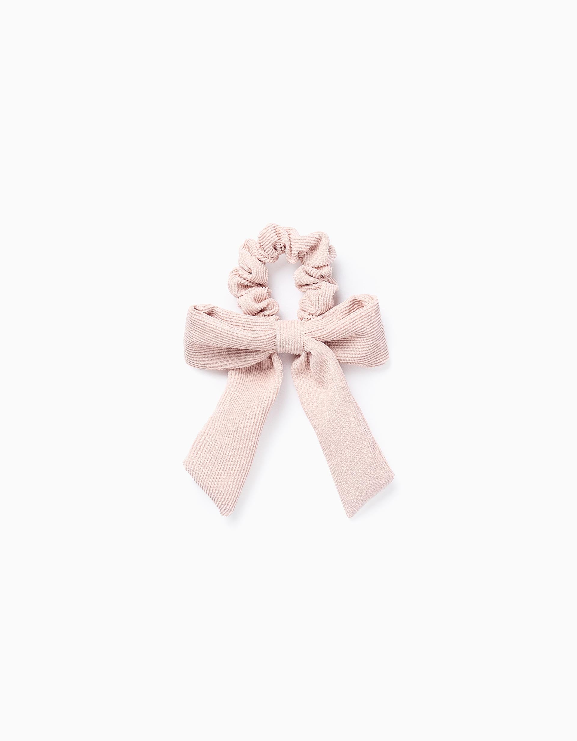 Scrunchie con Lazo para Bebé y Niña, Rosa