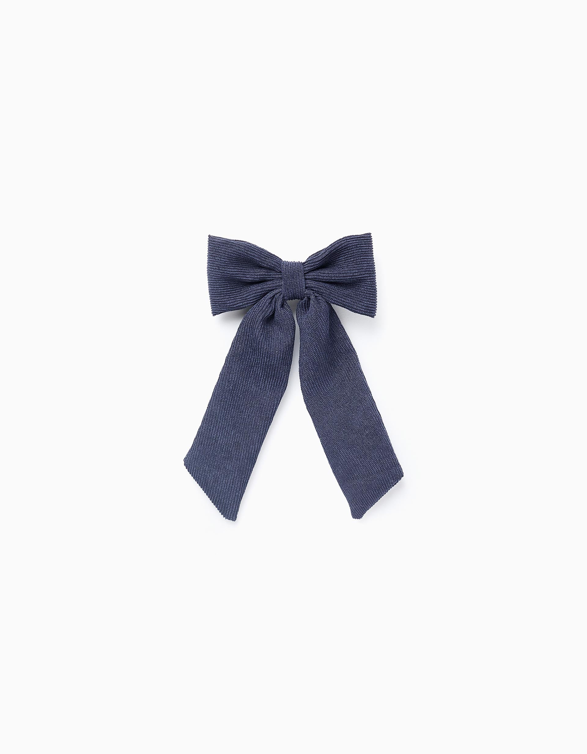 Barrette à Cheveux avec Noeud pour Bébé et Fille, Bleu Foncé