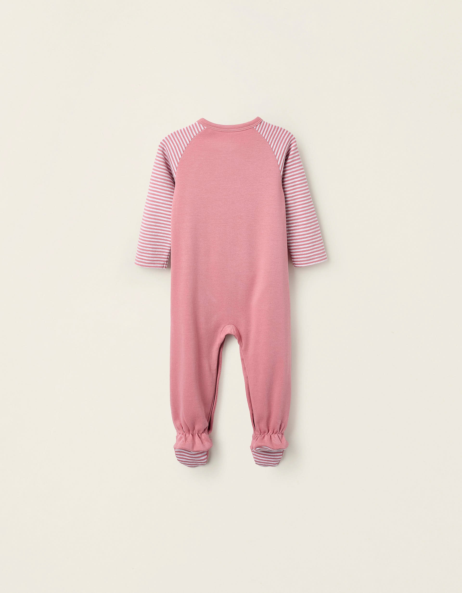 Grenouillère en Coton pour Bébé Fille 'Minnie', Rose