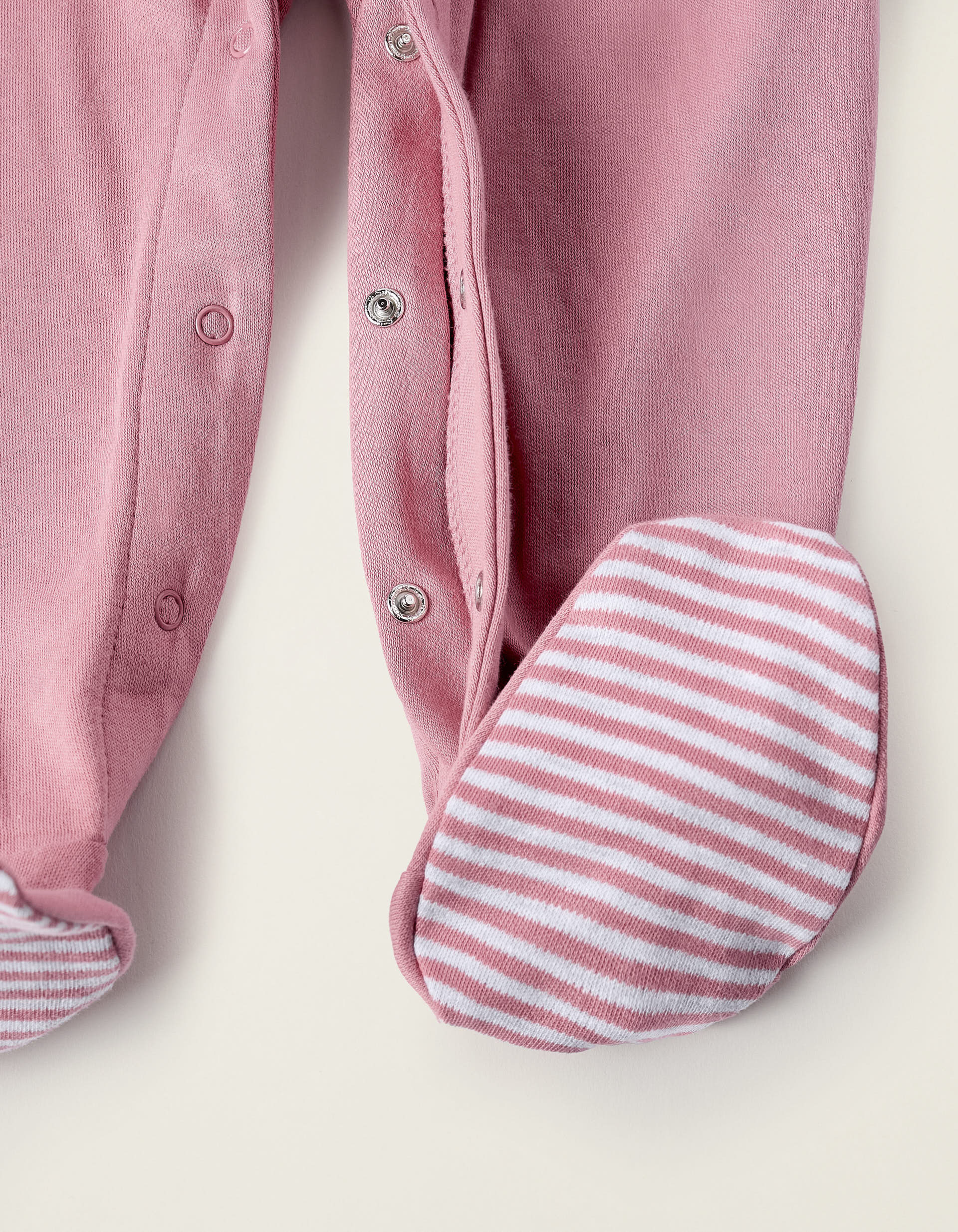 Grenouillère en Coton pour Bébé Fille 'Minnie', Rose