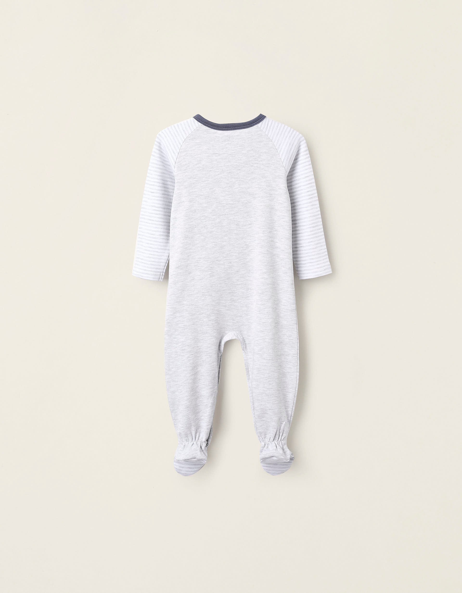 Babygrow de Algodão para Bebé Menino 'Mickey', Cinza