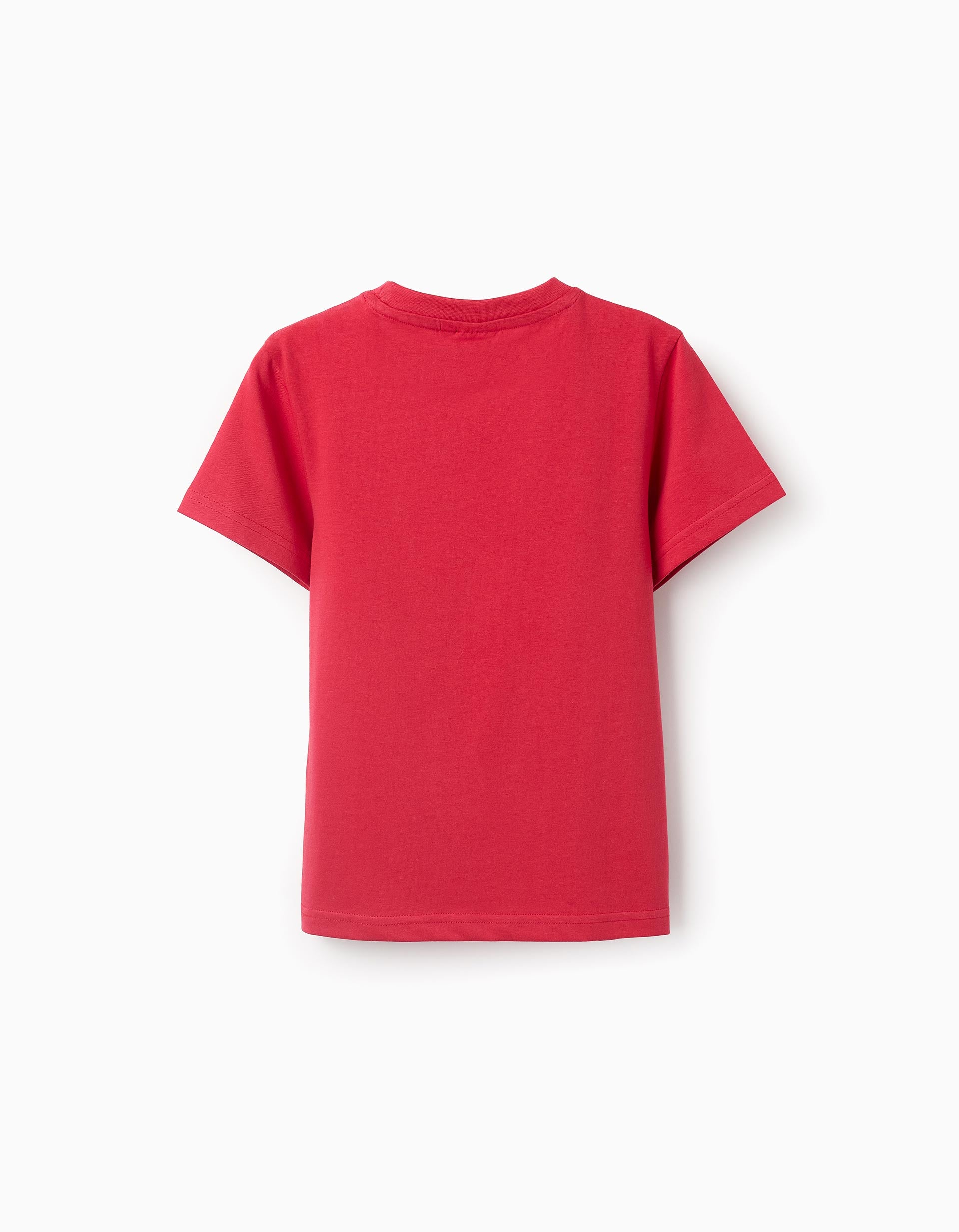 T-shirt de Algodão para Menino 'Snoopy', Vermelho