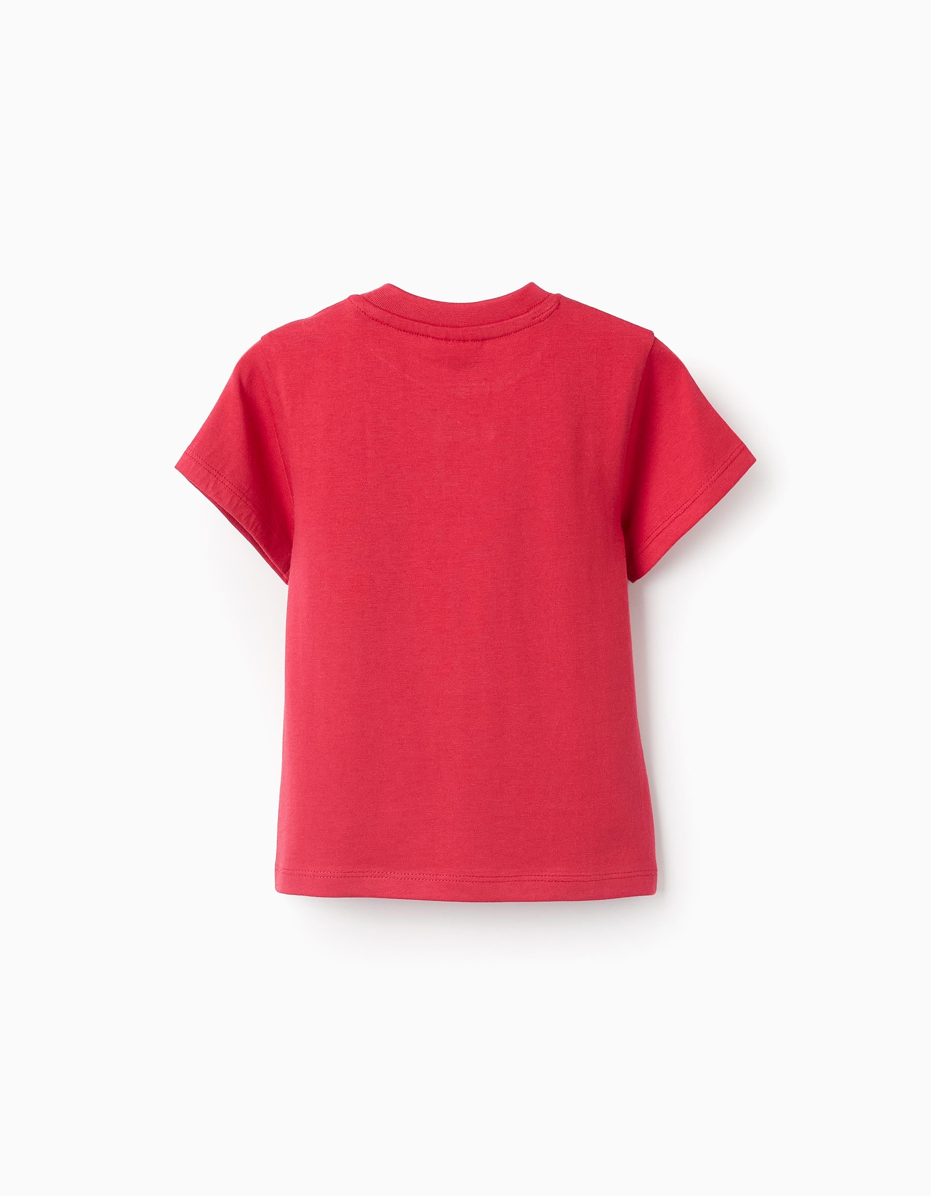 T-shirt en Coton pour Bébé Garçon 'Snoopy', Rouge