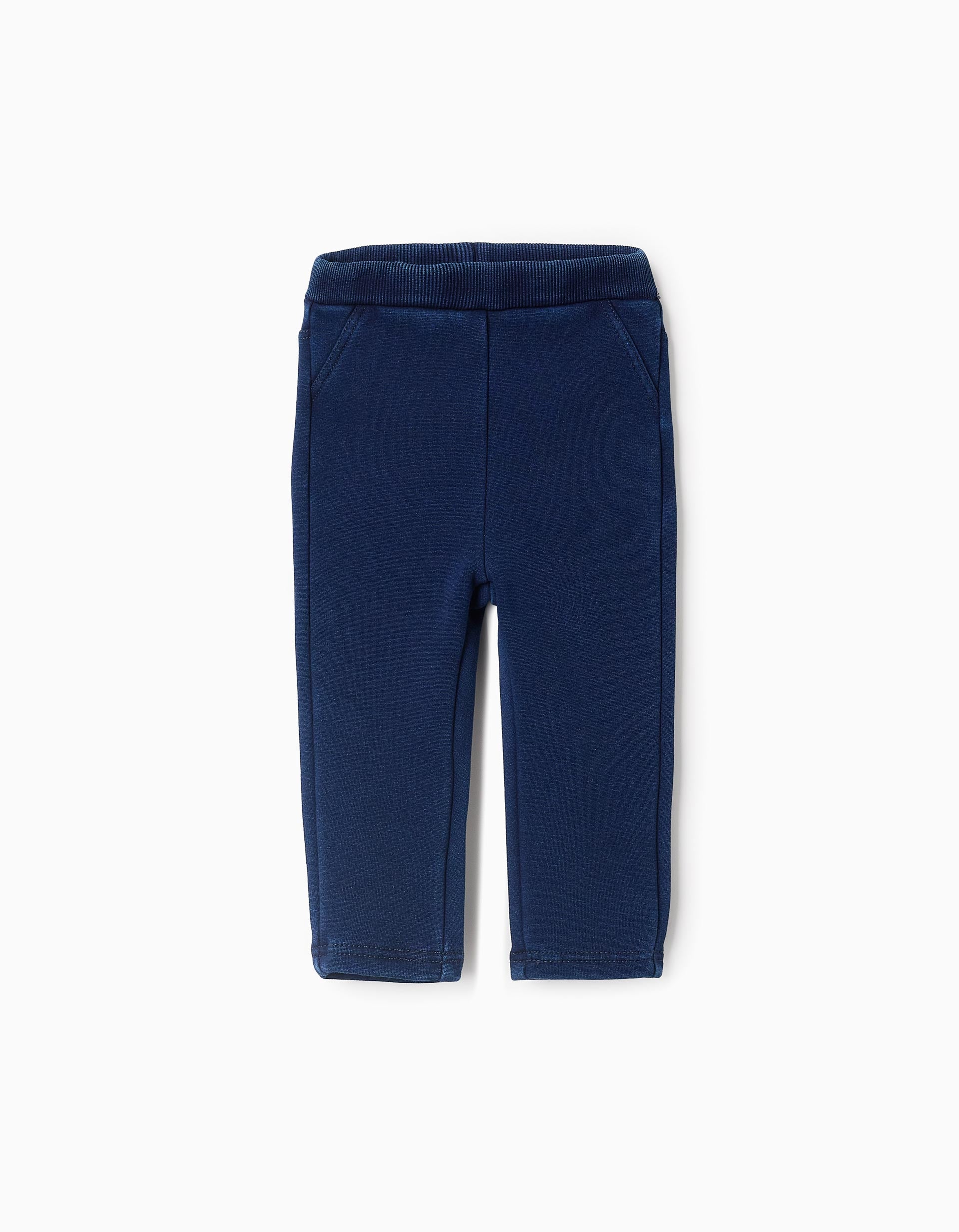 Jegging Efecto Térmico para Bebé Niña, Azul Oscuro