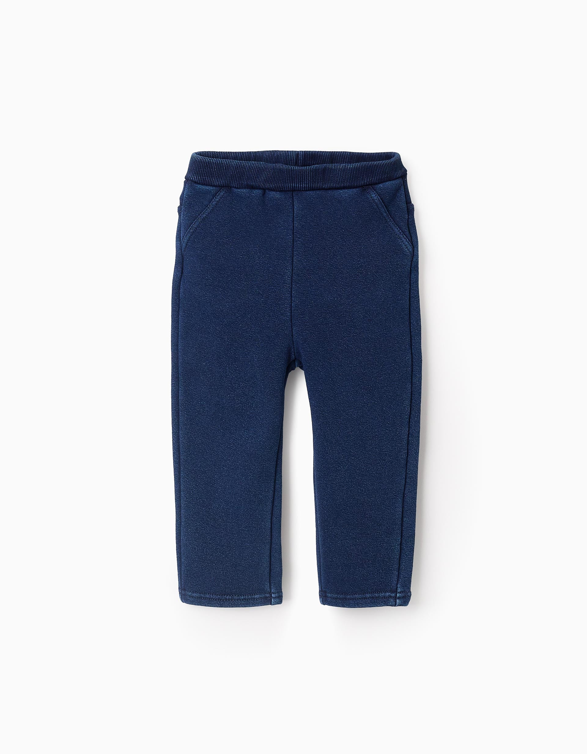 Jegging Efecto Térmico para Bebé Niña, Azul Oscuro