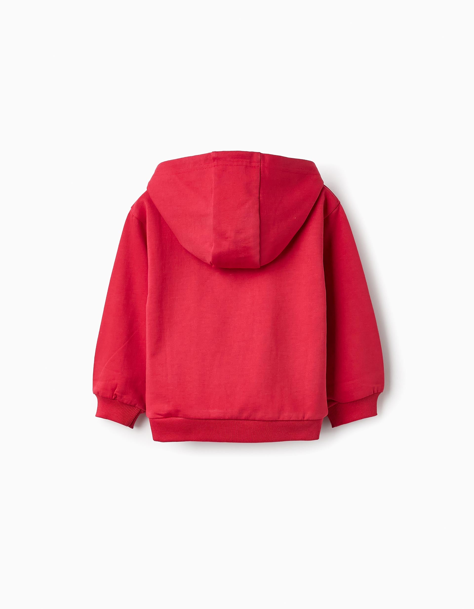 Sudadera de Algodón con Capucha para Bebé Niño 'Snoopy', Rojo