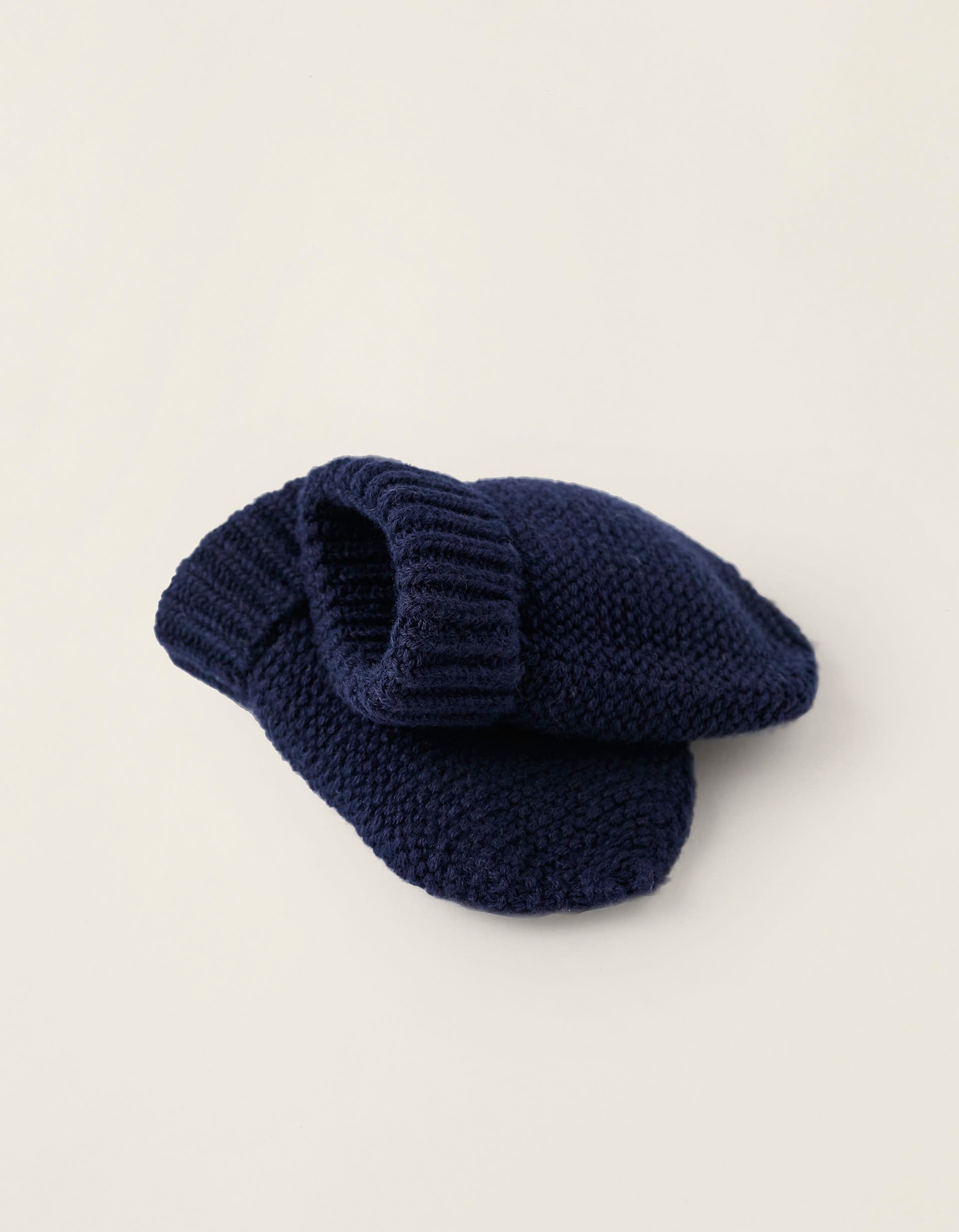 Pack Beanie + Mittens for Newborns, Dark Blue