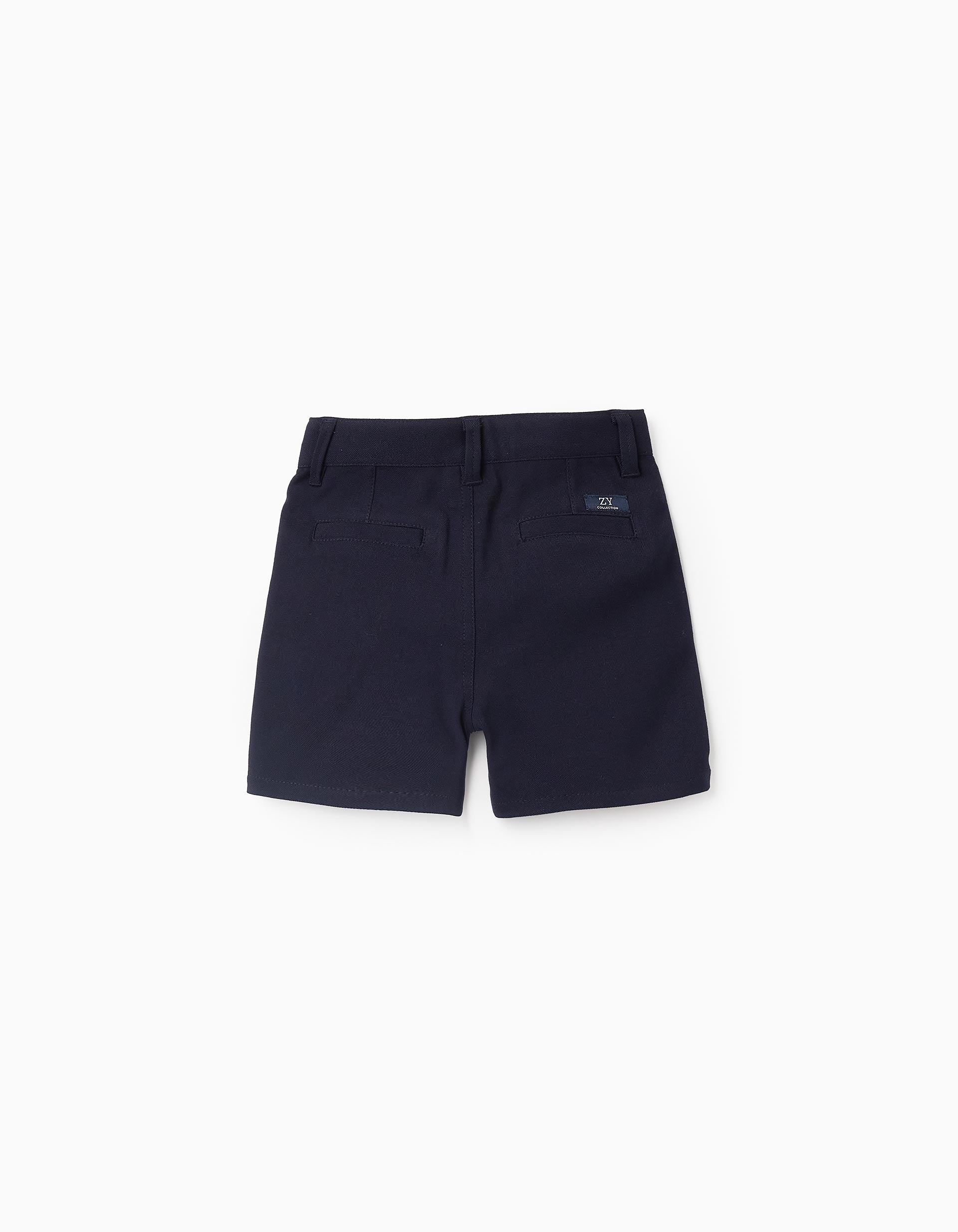 Bermuda Chino para Bebé Niño 'B&S', Azul Oscuro