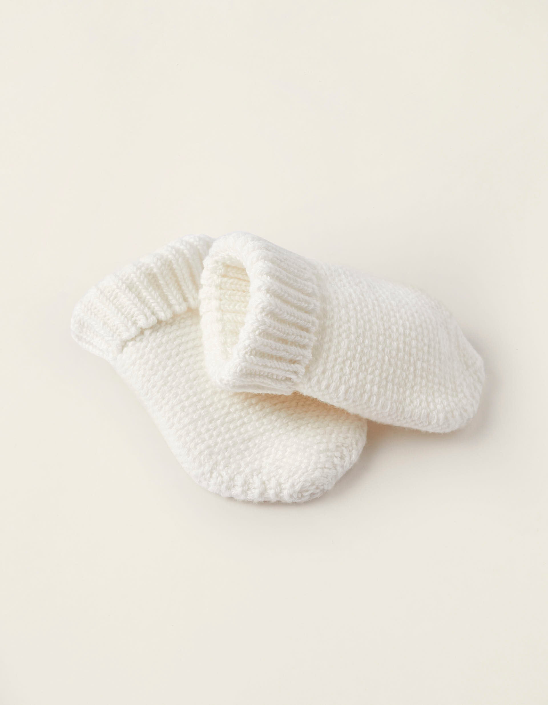 Pack Beanie + Mittens for Newborns, White