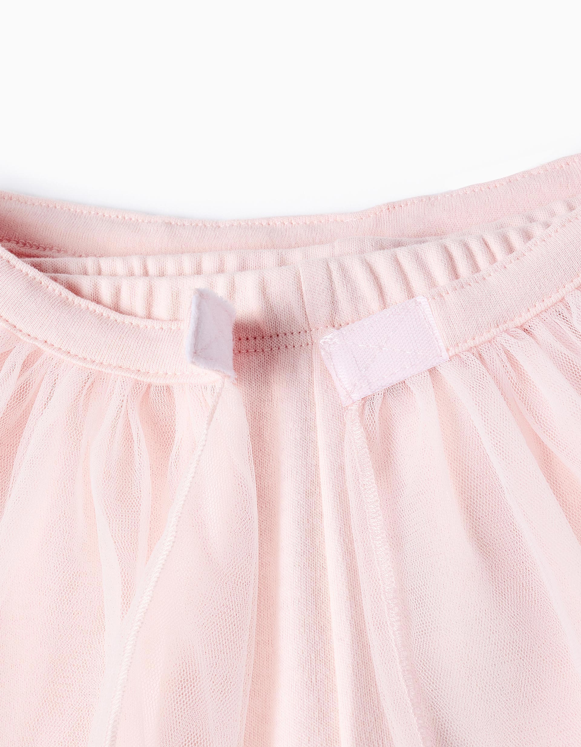 Pijama Brilla en la Oscuridad con Falda de Tul para Niña 'Sleep', Rosa