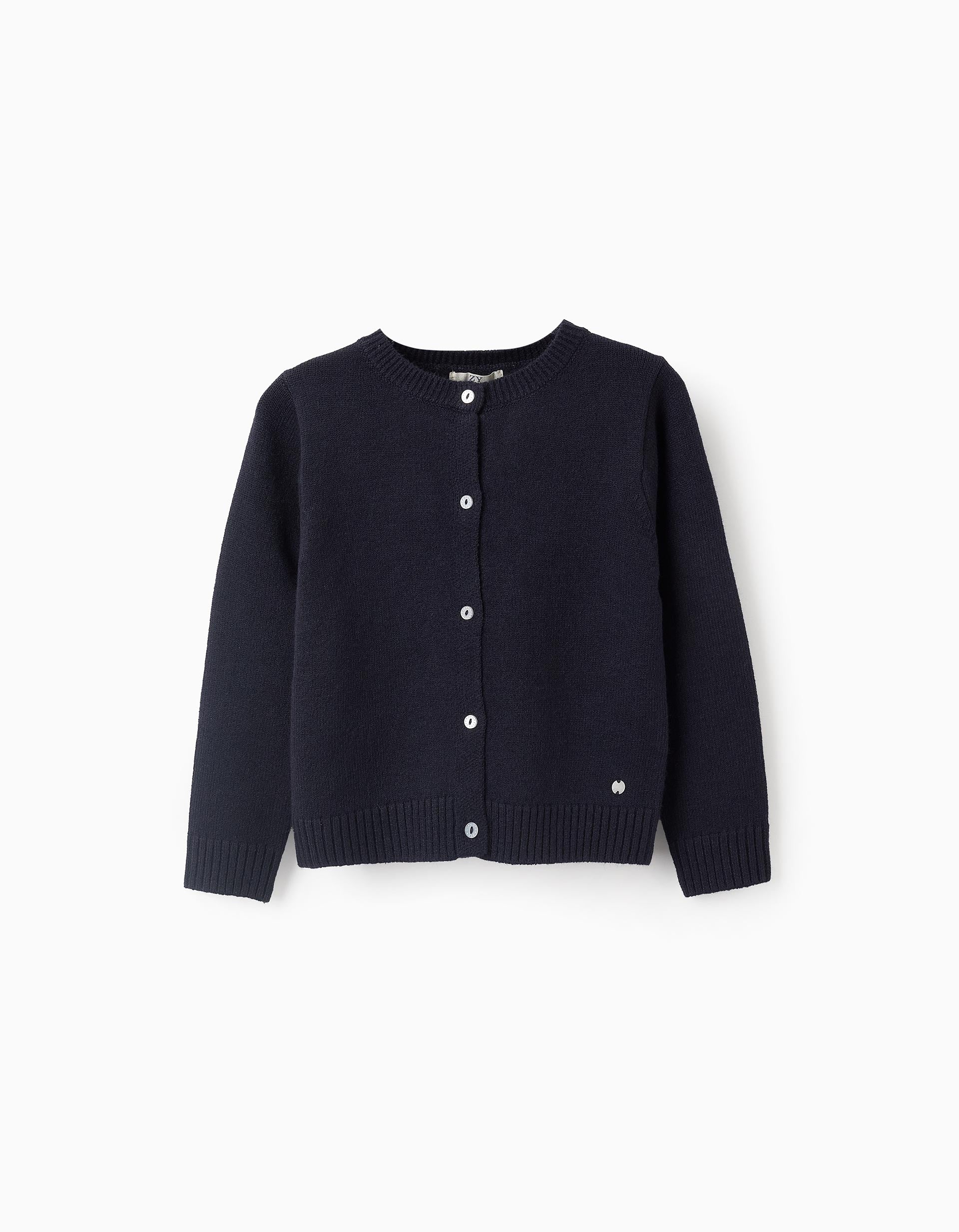 Cardigan for Girls, Dark Blue