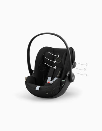 Silla de coche I-Size Cybex Cloud G (40-87), Moon Black