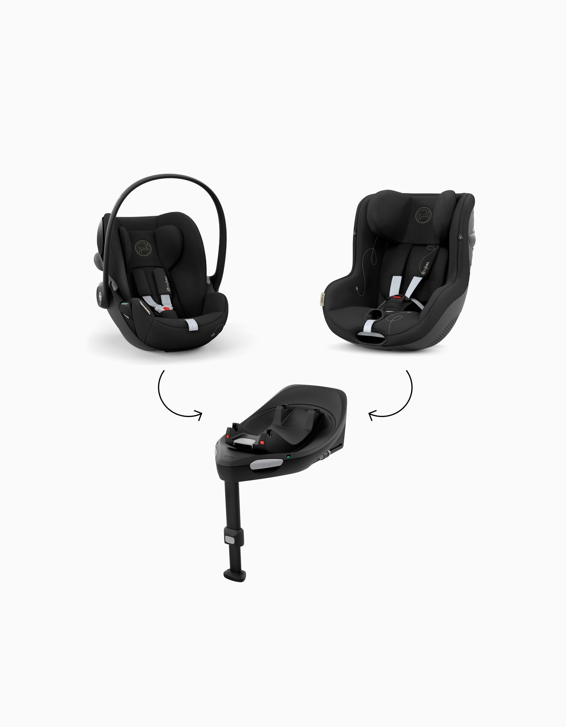 Silla de coche I-Size Cybex Cloud G (40-87), Moon Black