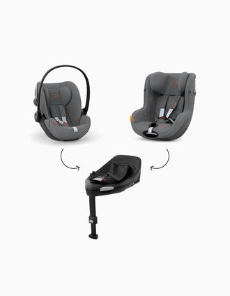 Siège Auto I Size Cybex Cloud G (40-87), Gris Lave